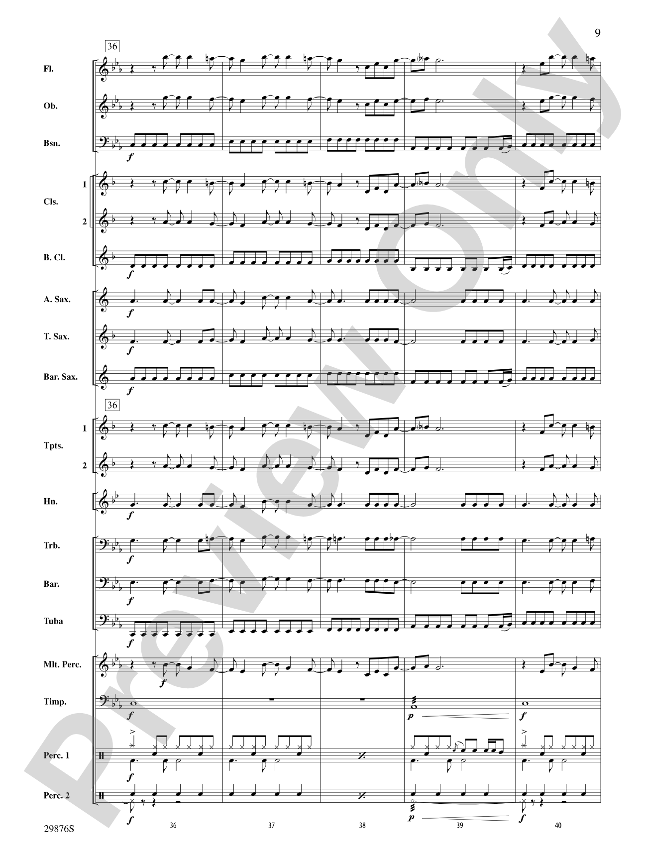 Second Chance: Concert Band Conductor Score & Parts
