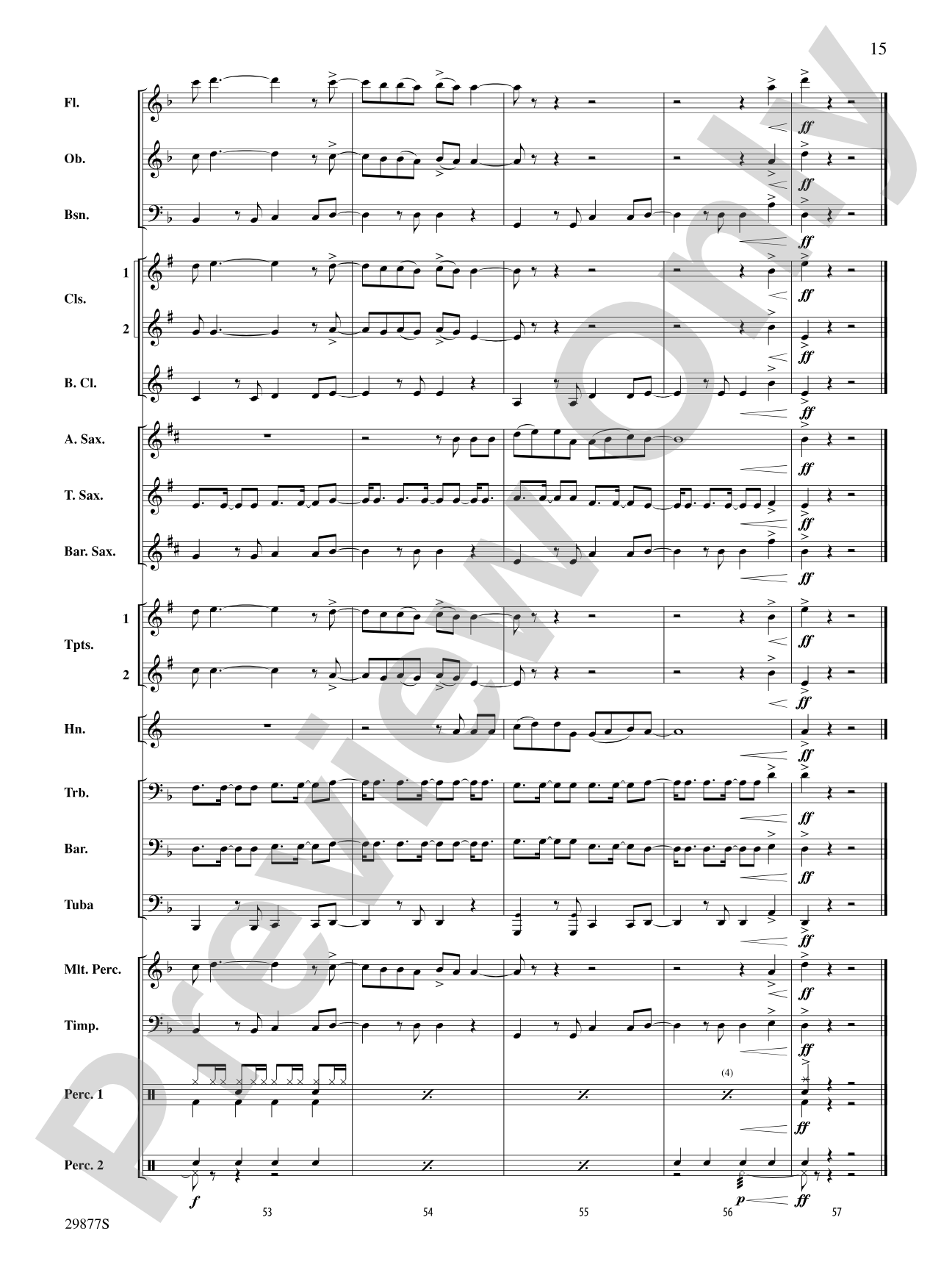 Celebration: Concert Band Conductor Score & Parts
