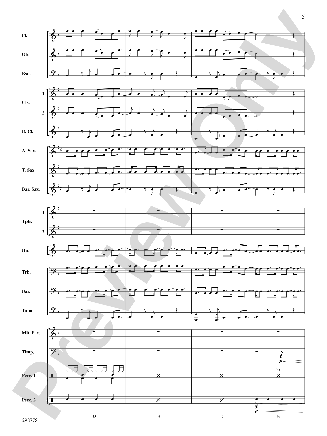 Celebration: Concert Band Conductor Score & Parts