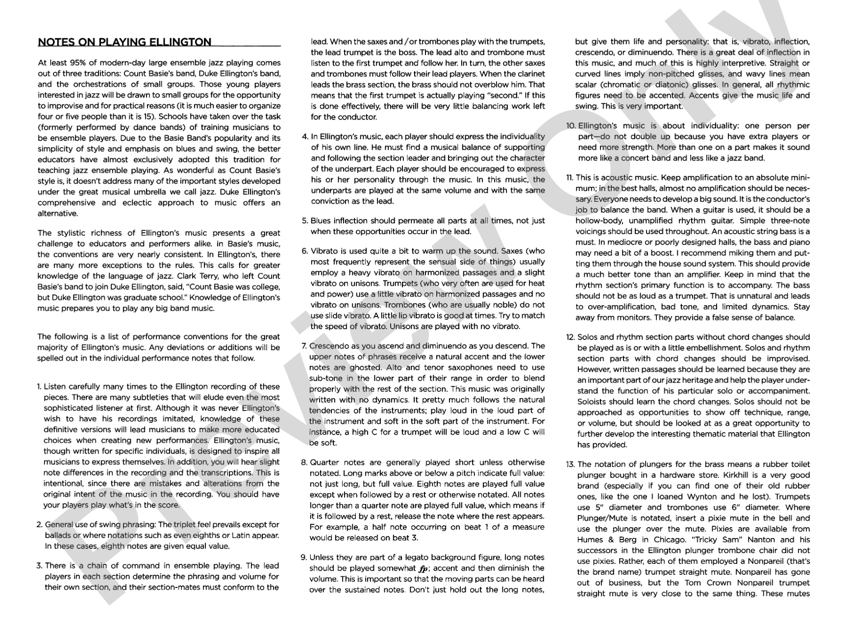 Jeep's Blues: Jazz Ensemble Conductor Score & Parts