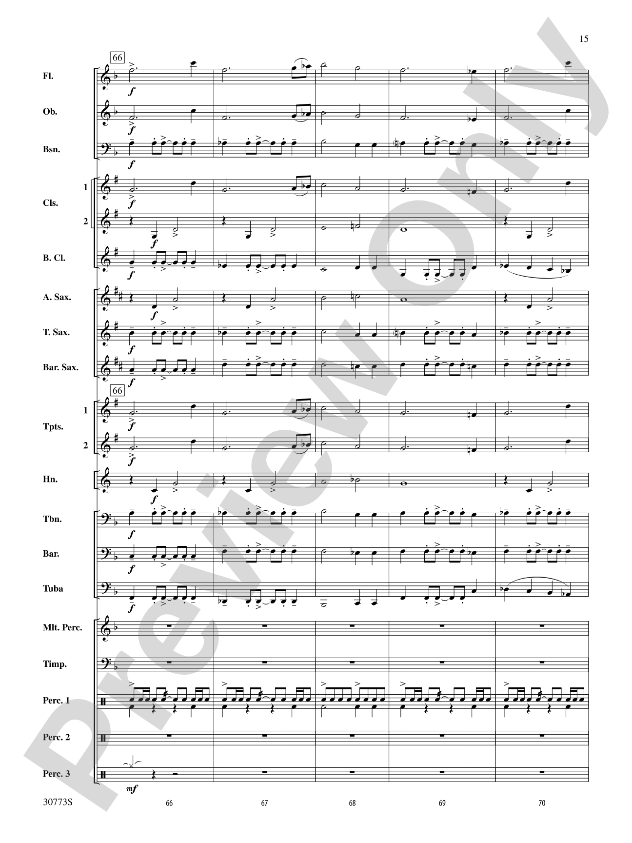 Sun Peaks: Concert Band Conductor Score & Parts