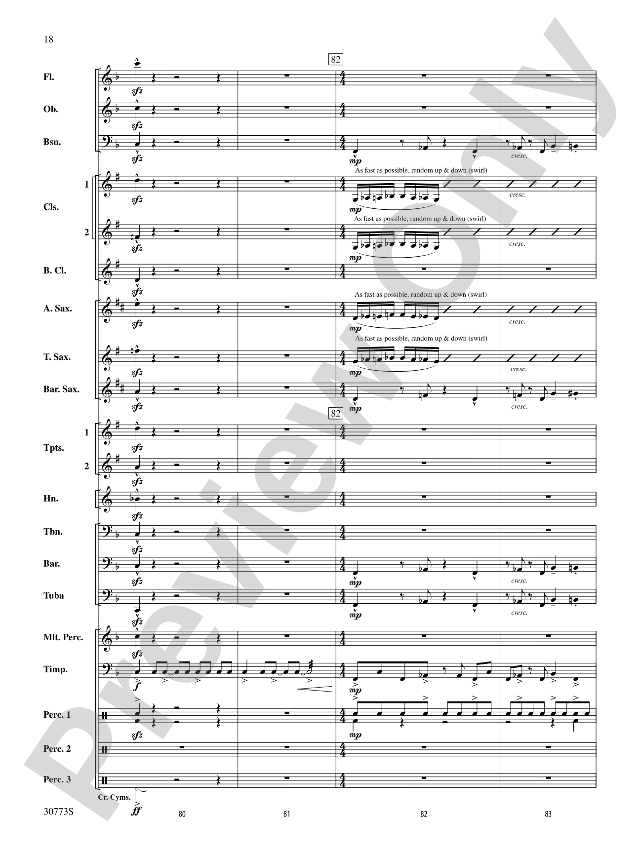 Sun Peaks: Concert Band Conductor Score & Parts