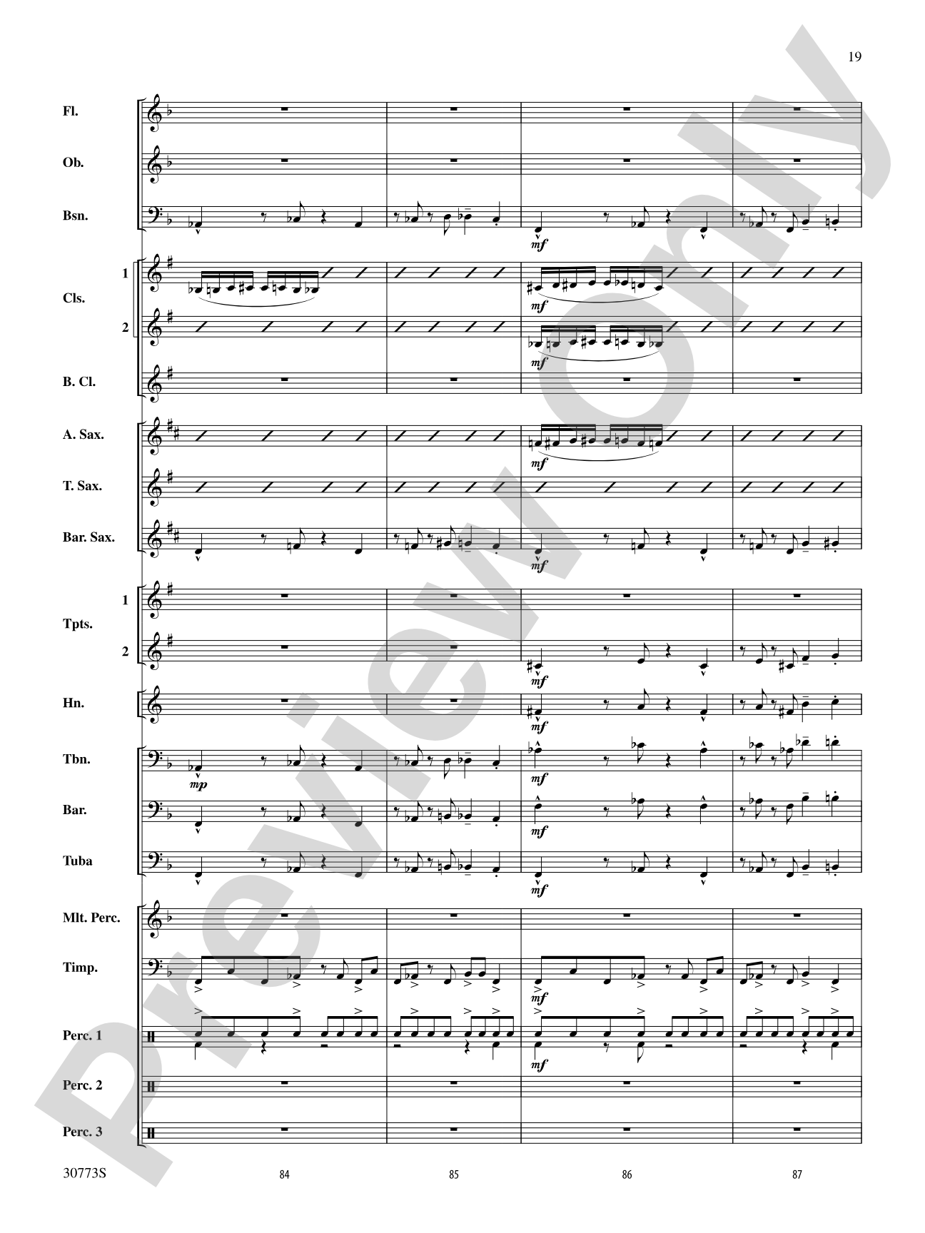 Sun Peaks: Concert Band Conductor Score & Parts