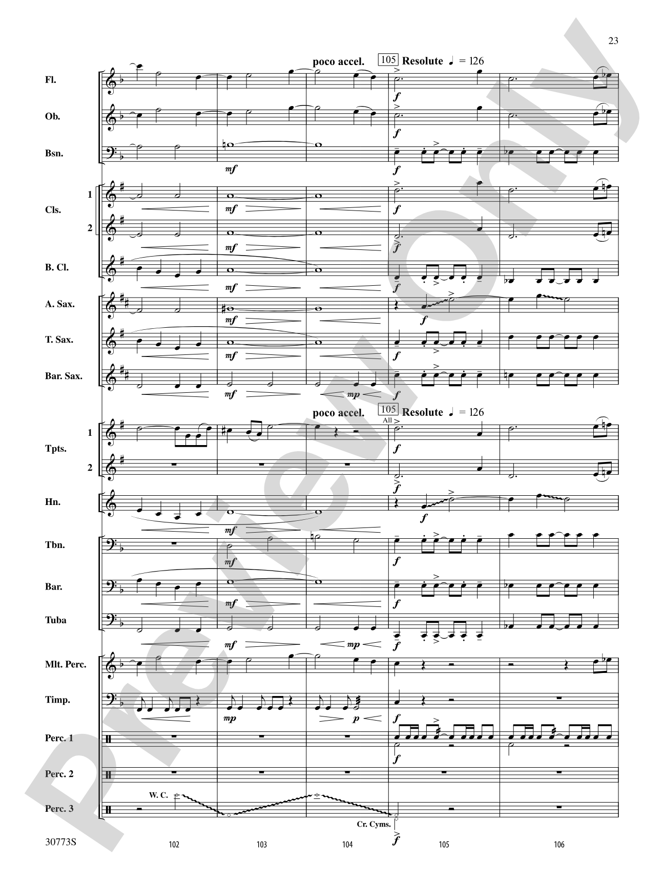 Sun Peaks: Concert Band Conductor Score & Parts