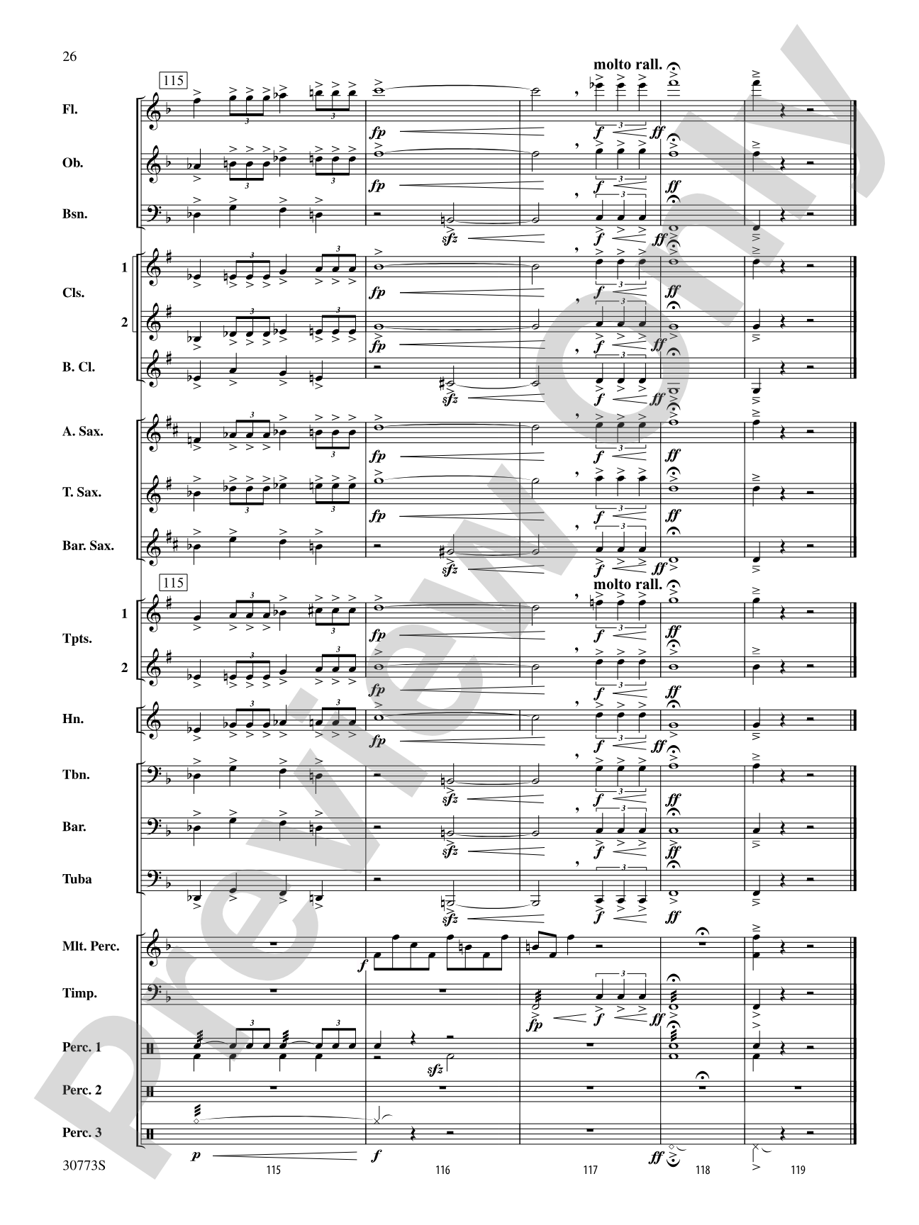 Sun Peaks: Concert Band Conductor Score & Parts