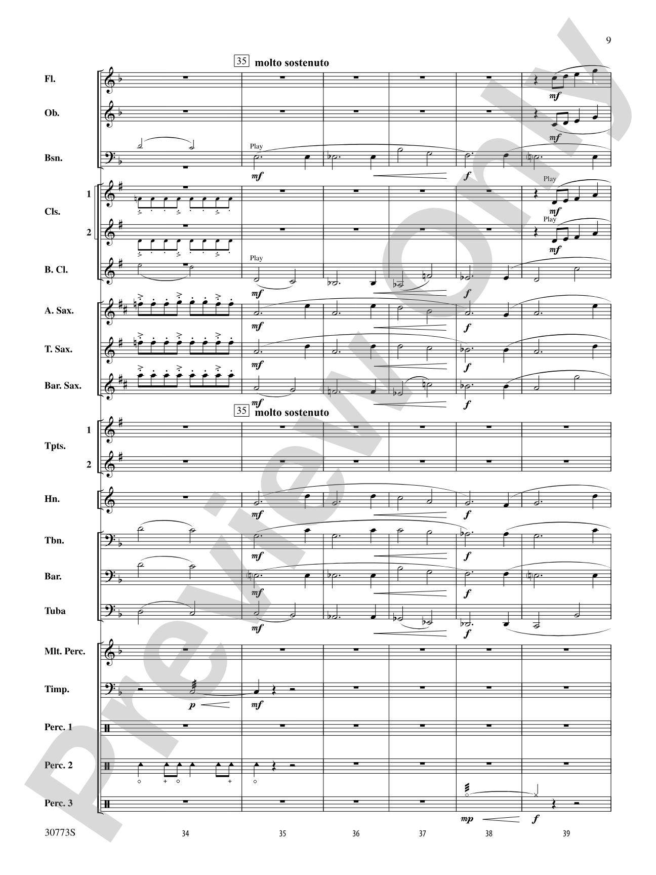 Sun Peaks: Concert Band Conductor Score & Parts