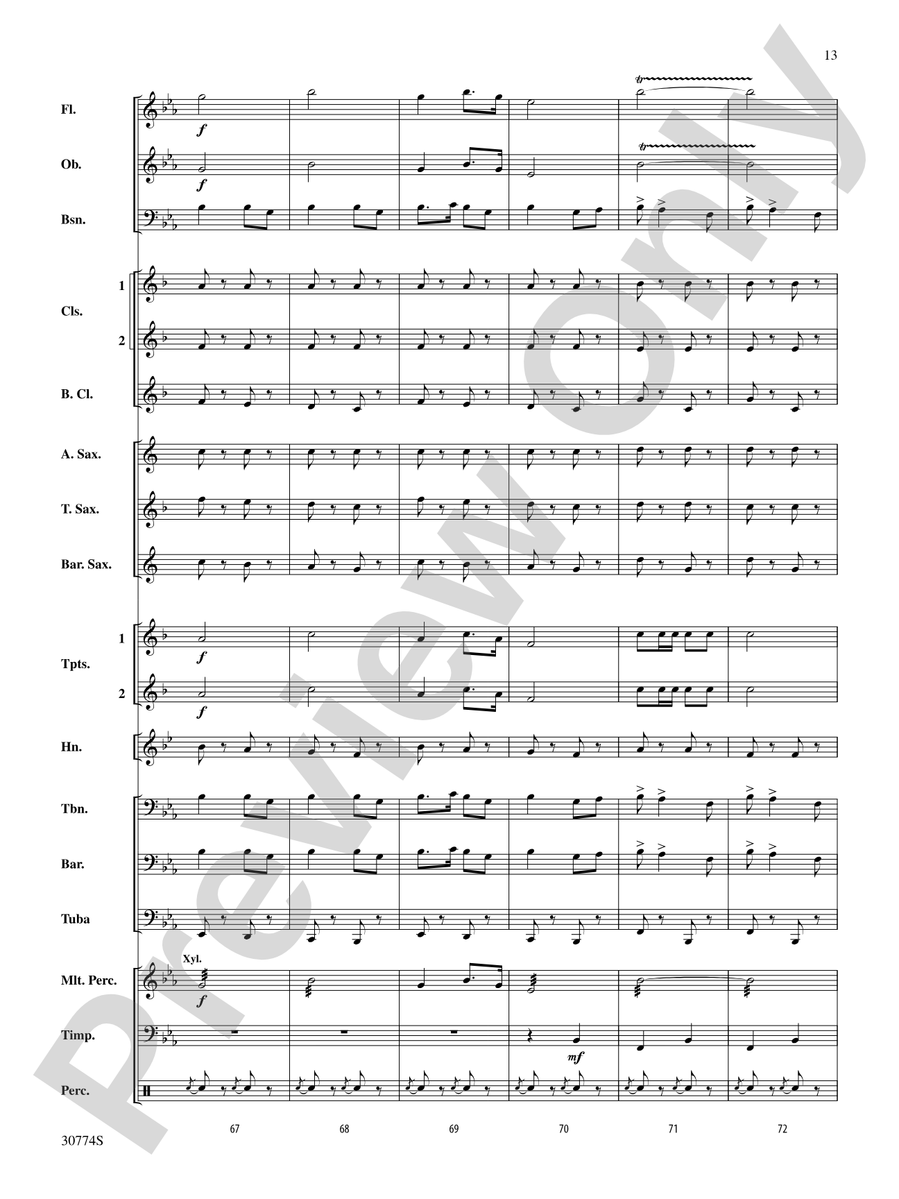 The Army Goes Rolling Along: Concert Band Conductor Score & Parts