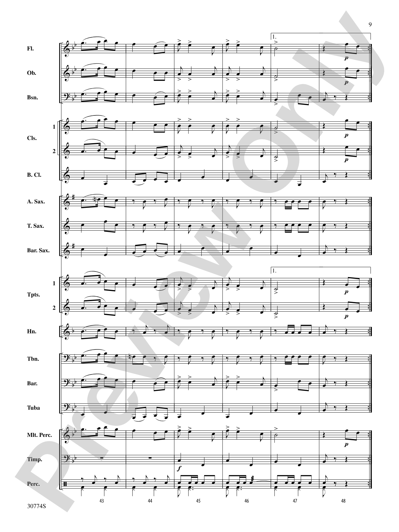 The Army Goes Rolling Along: Concert Band Conductor Score & Parts
