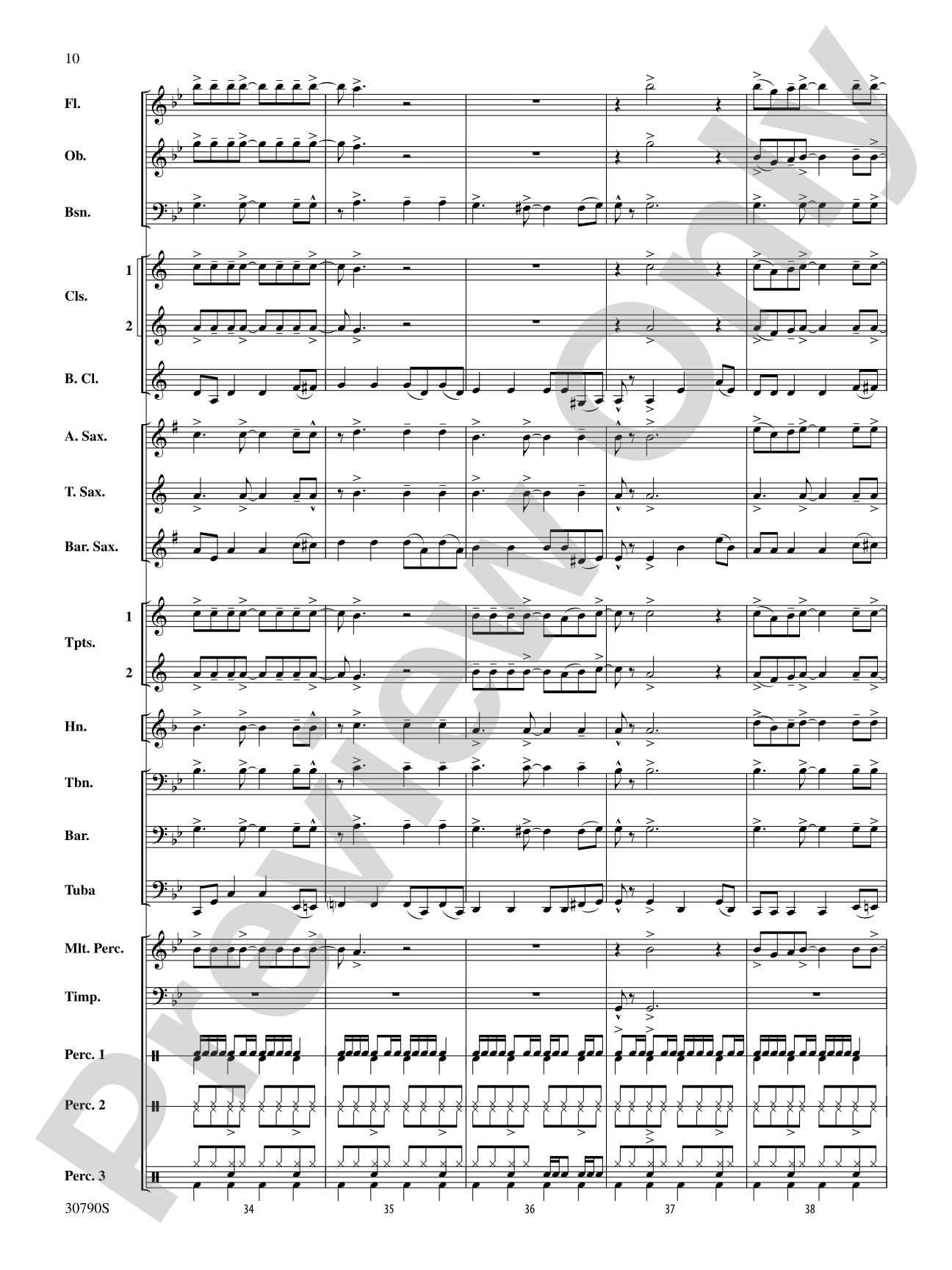 Fame (from the motion picture Fame): Concert Band Conductor Score & Parts