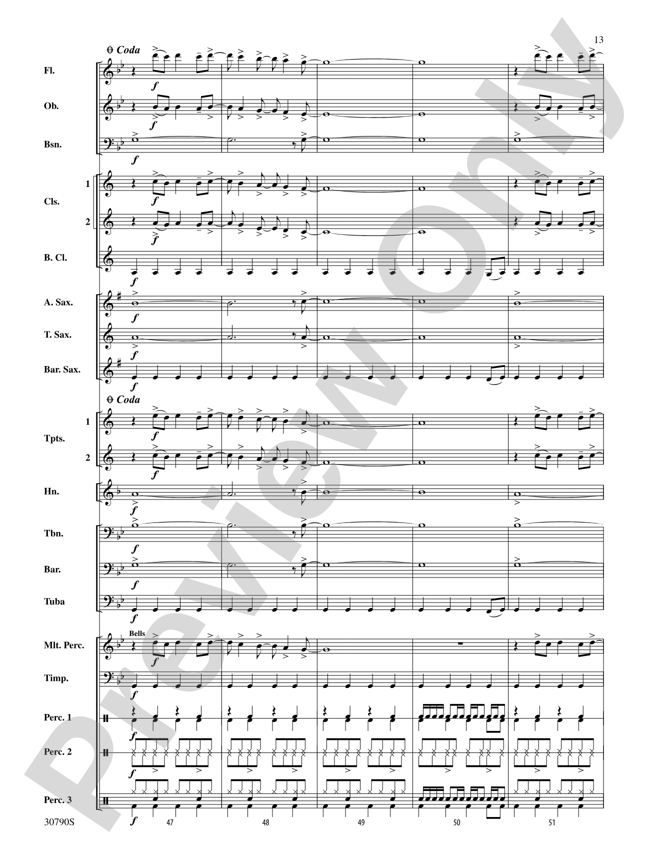 Fame (from the motion picture Fame): Concert Band Conductor Score & Parts