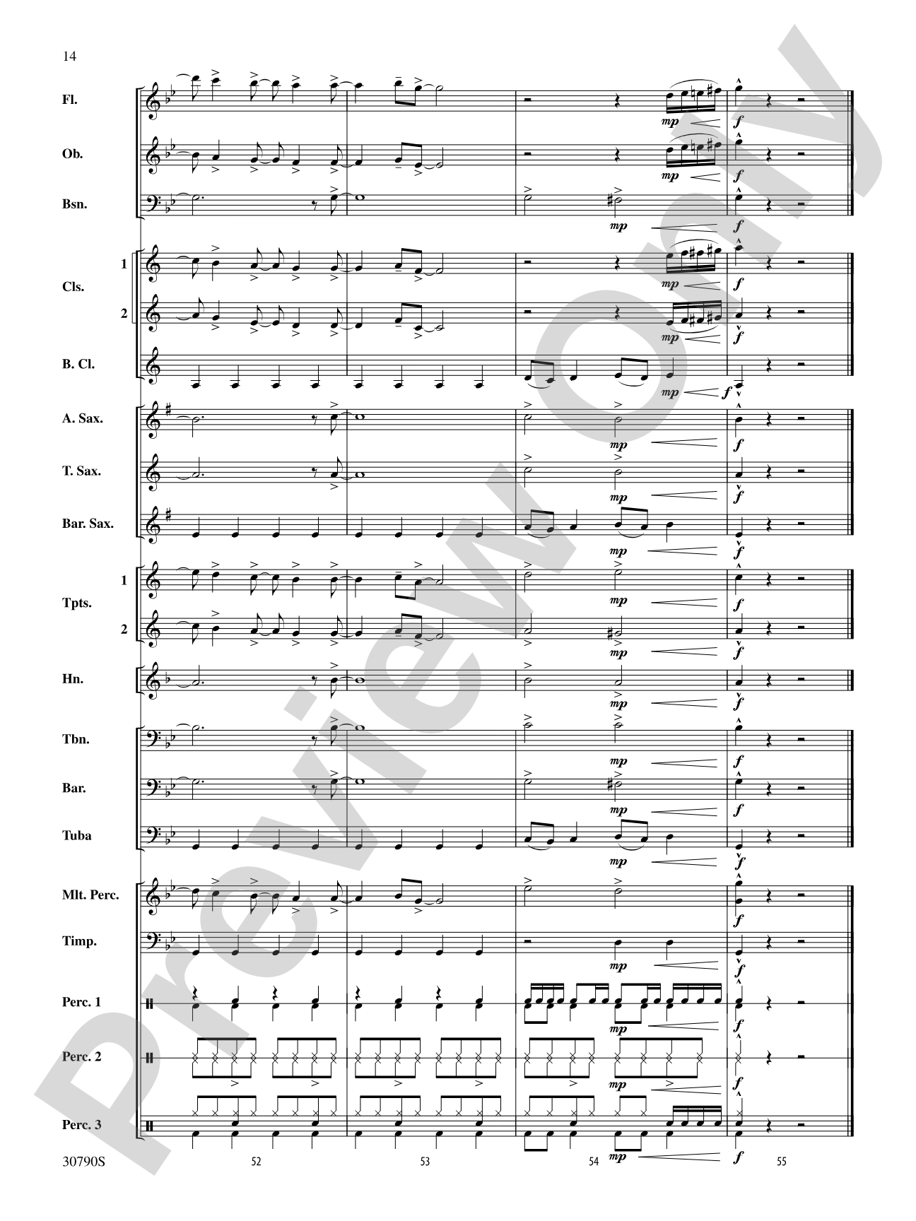 Fame (from the motion picture Fame): Concert Band Conductor Score & Parts
