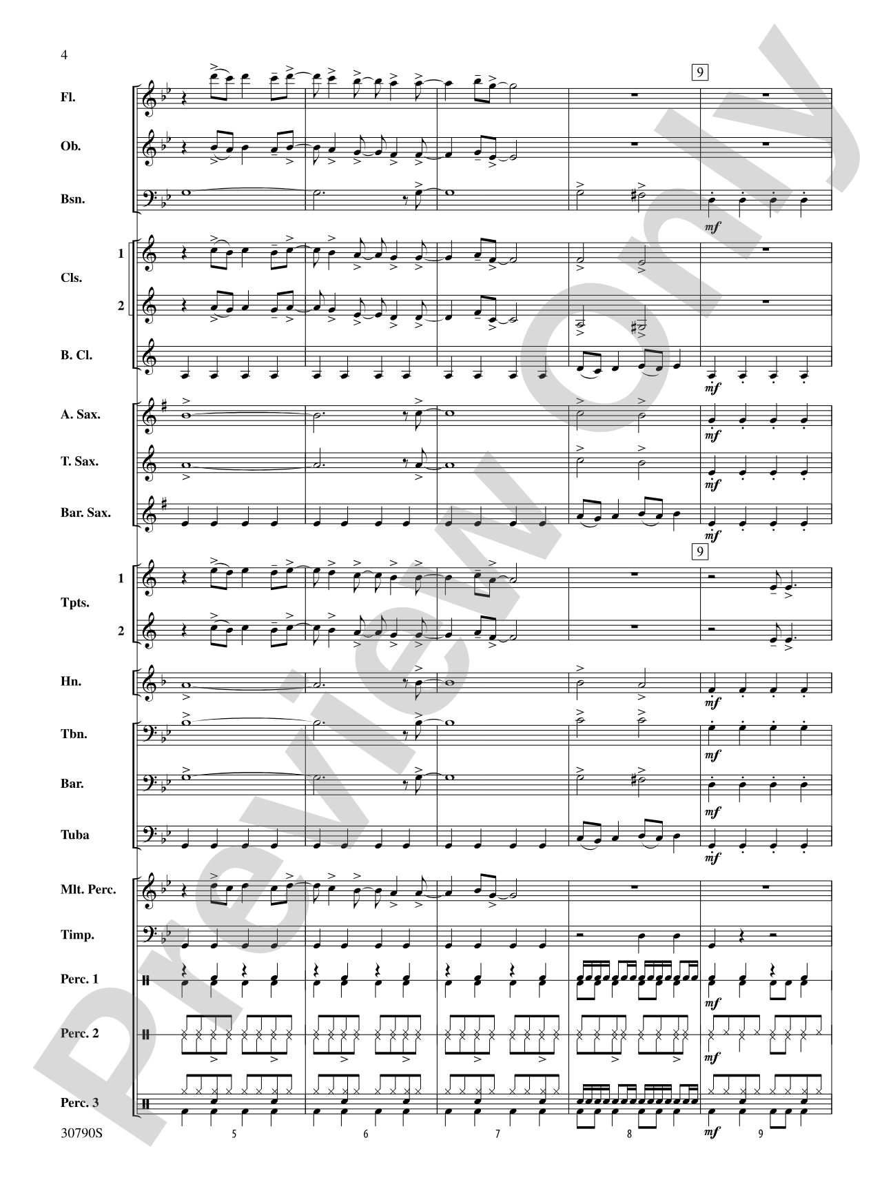 Fame (from the motion picture Fame): Concert Band Conductor Score & Parts