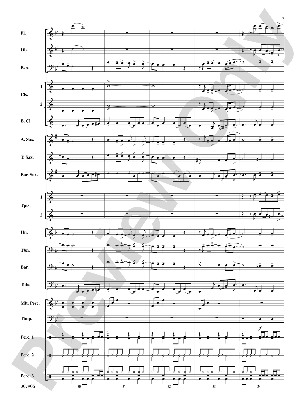 Fame (from the motion picture Fame): Concert Band Conductor Score & Parts