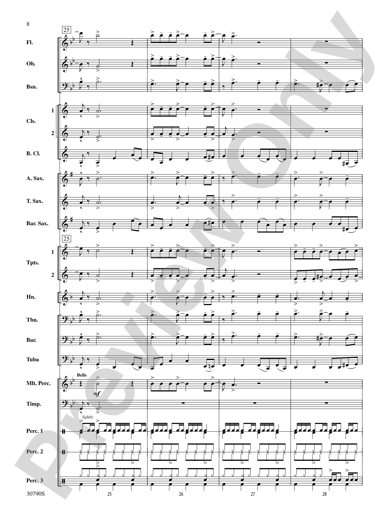 Fame (from the motion picture Fame): Concert Band Conductor Score & Parts