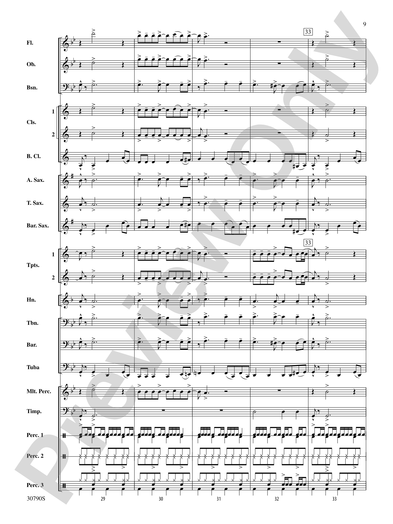 Fame (from the motion picture Fame): Concert Band Conductor Score & Parts