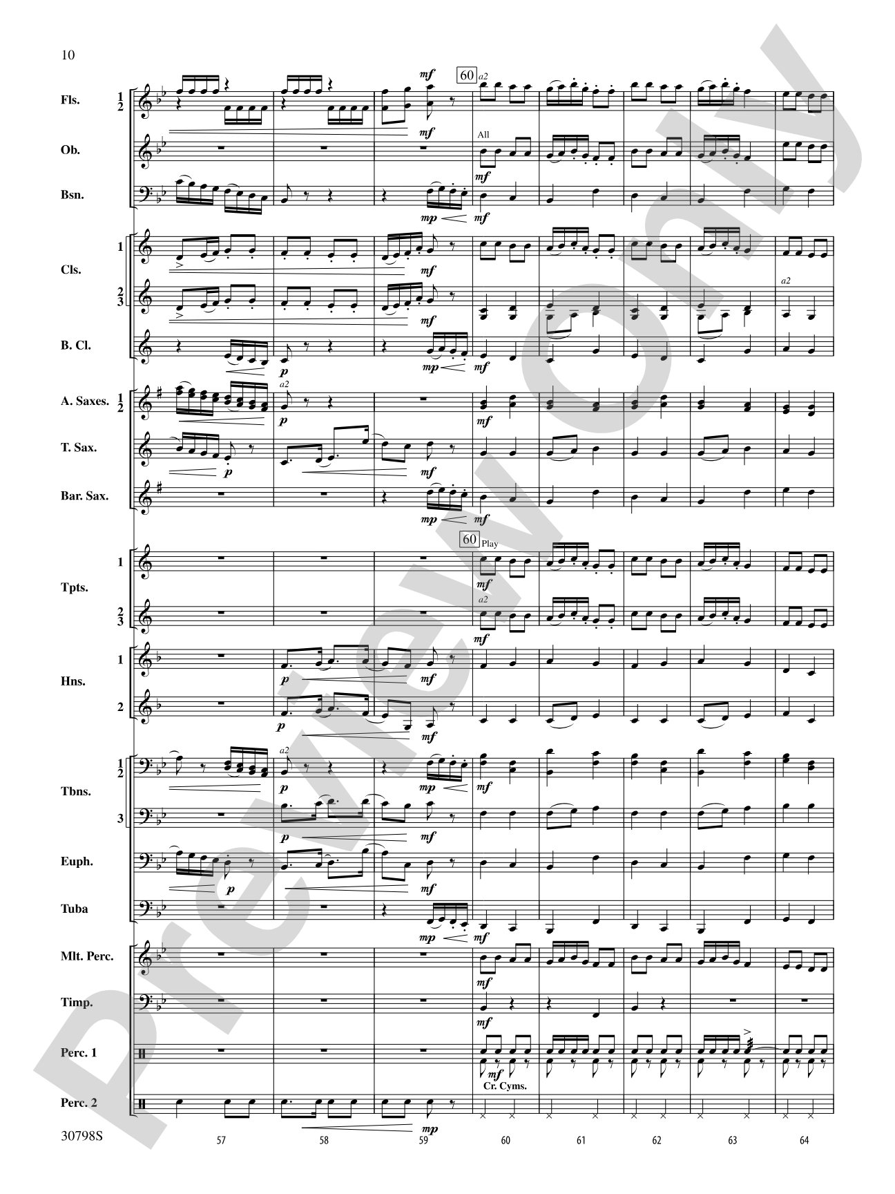 Finale (from Serenade for Strings in C Major, Op. 48, Movement #4 (Terma Russo)): Concert Band Conductor Score & Parts
