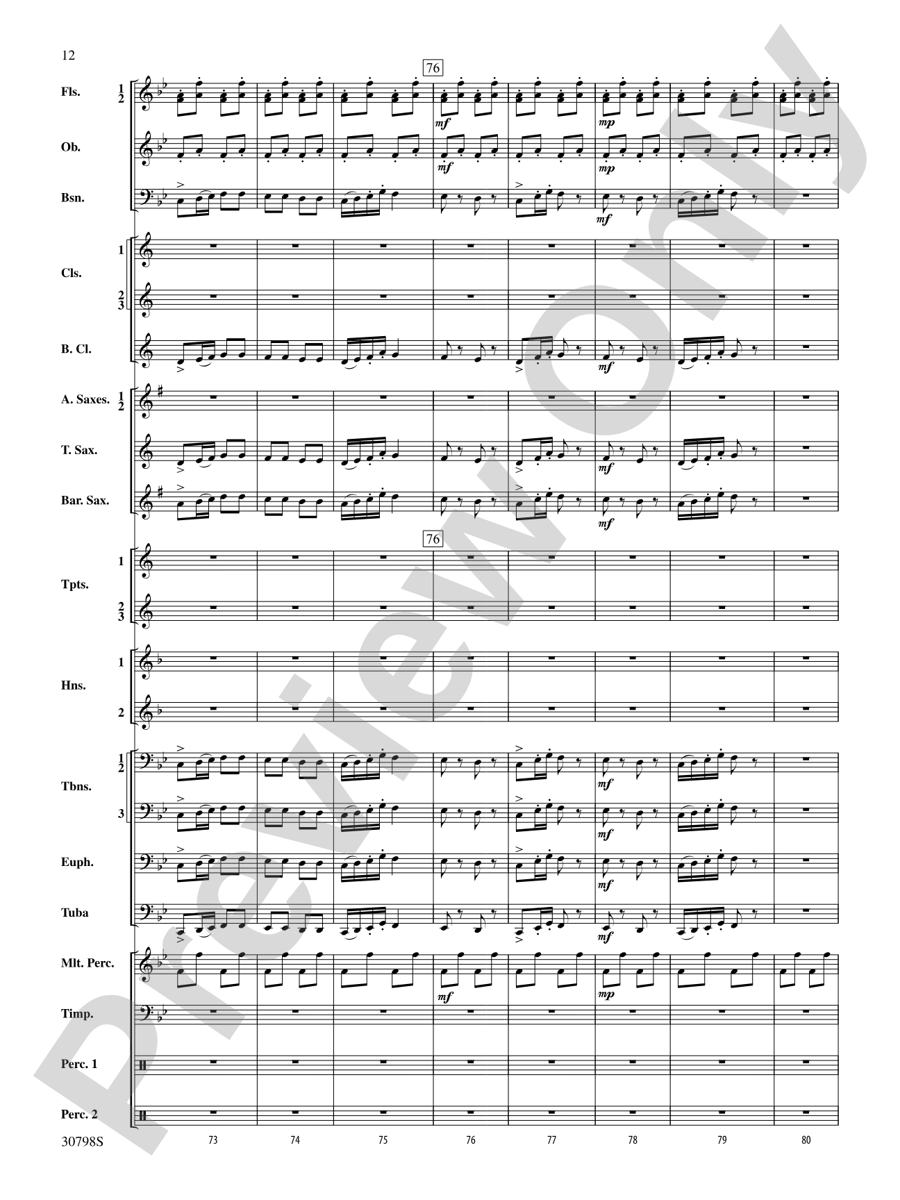Finale (from Serenade for Strings in C Major, Op. 48, Movement #4 (Terma Russo)): Concert Band Conductor Score & Parts