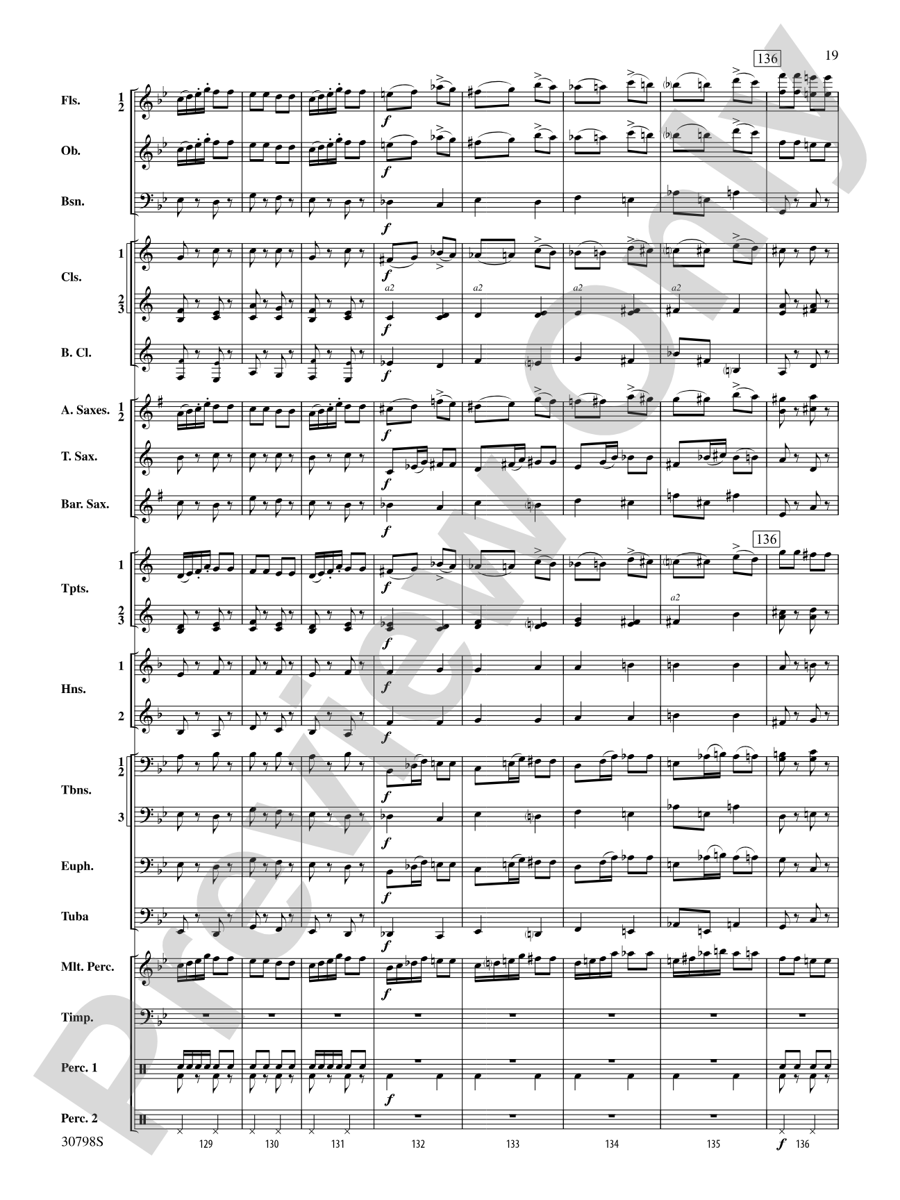 Finale (from Serenade for Strings in C Major, Op. 48, Movement #4 (Terma Russo)): Concert Band Conductor Score & Parts