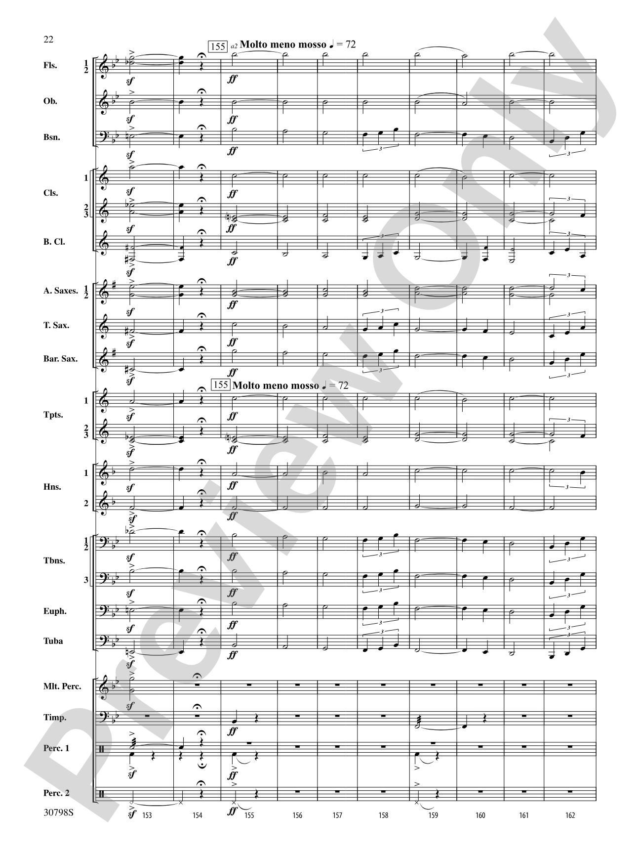 Finale (from Serenade for Strings in C Major, Op. 48, Movement #4 (Terma Russo)): Concert Band Conductor Score & Parts