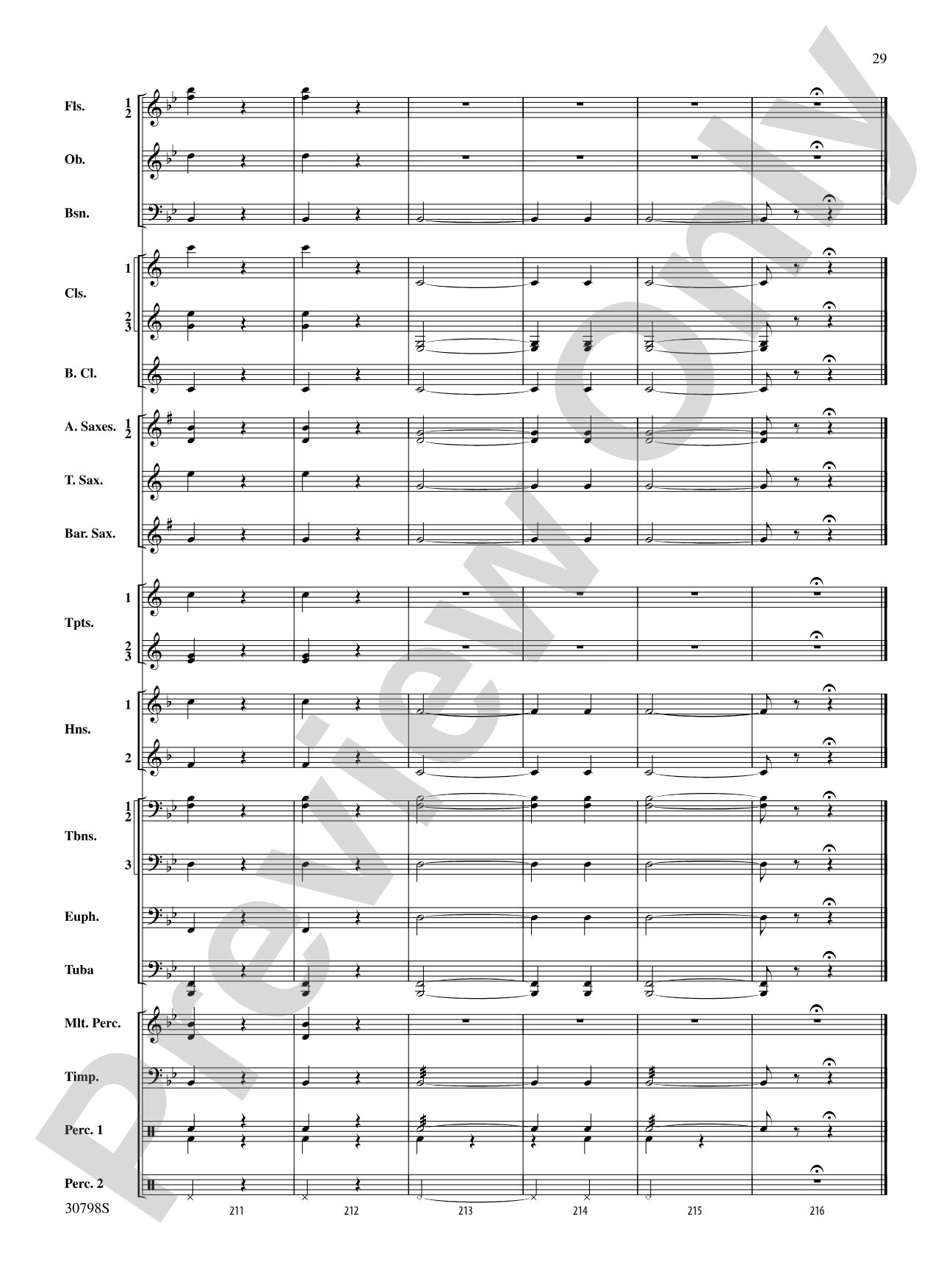 Finale (from Serenade for Strings in C Major, Op. 48, Movement #4 (Terma Russo)): Concert Band Conductor Score & Parts