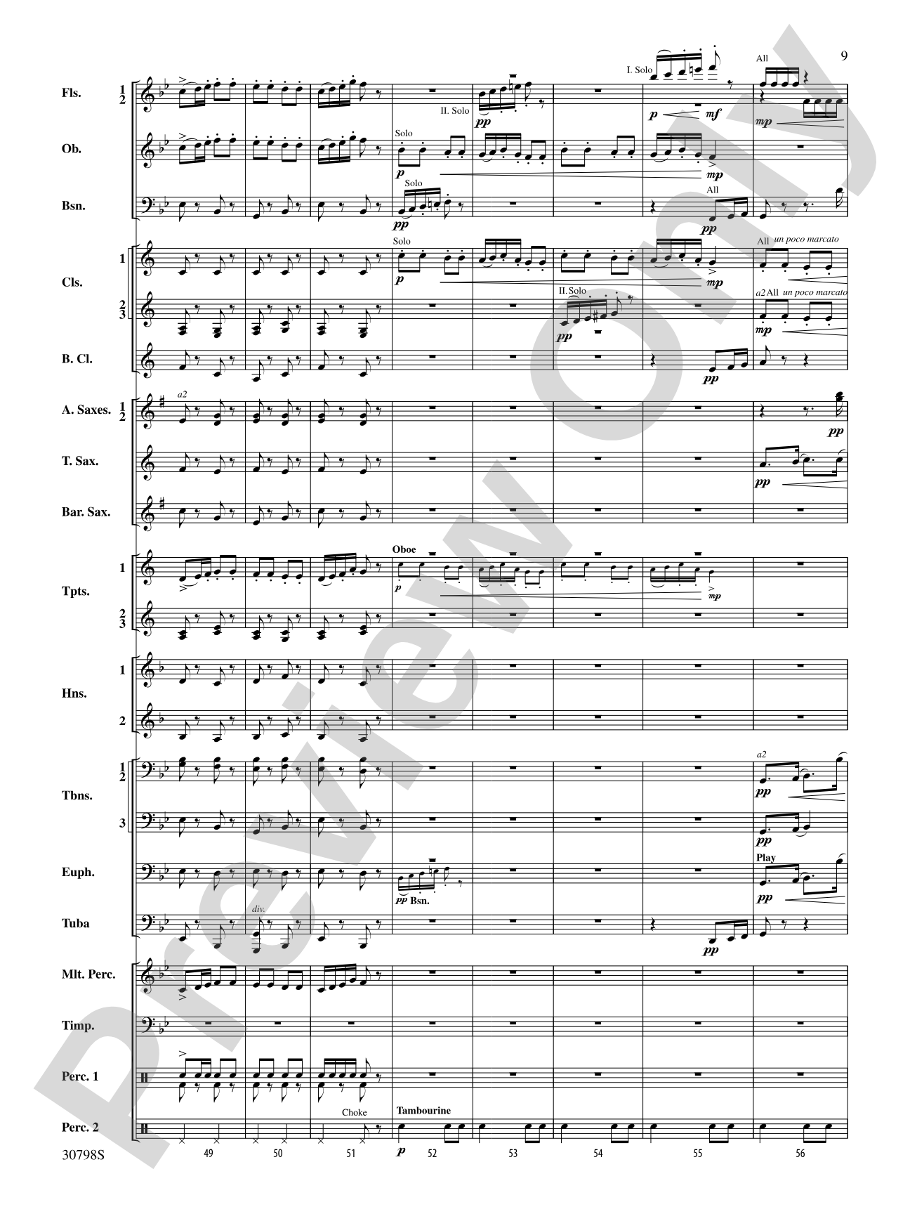 Finale (from Serenade for Strings in C Major, Op. 48, Movement #4 (Terma Russo)): Concert Band Conductor Score & Parts
