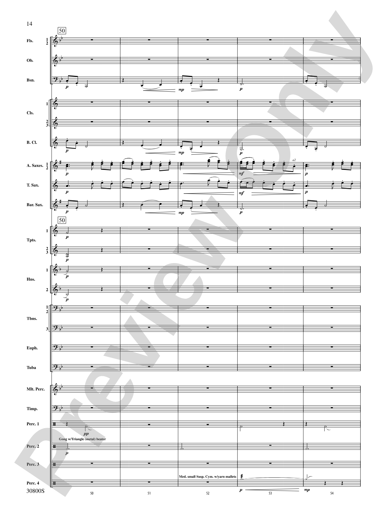 Quatre Fantasie: Concert Band Conductor Score & Parts