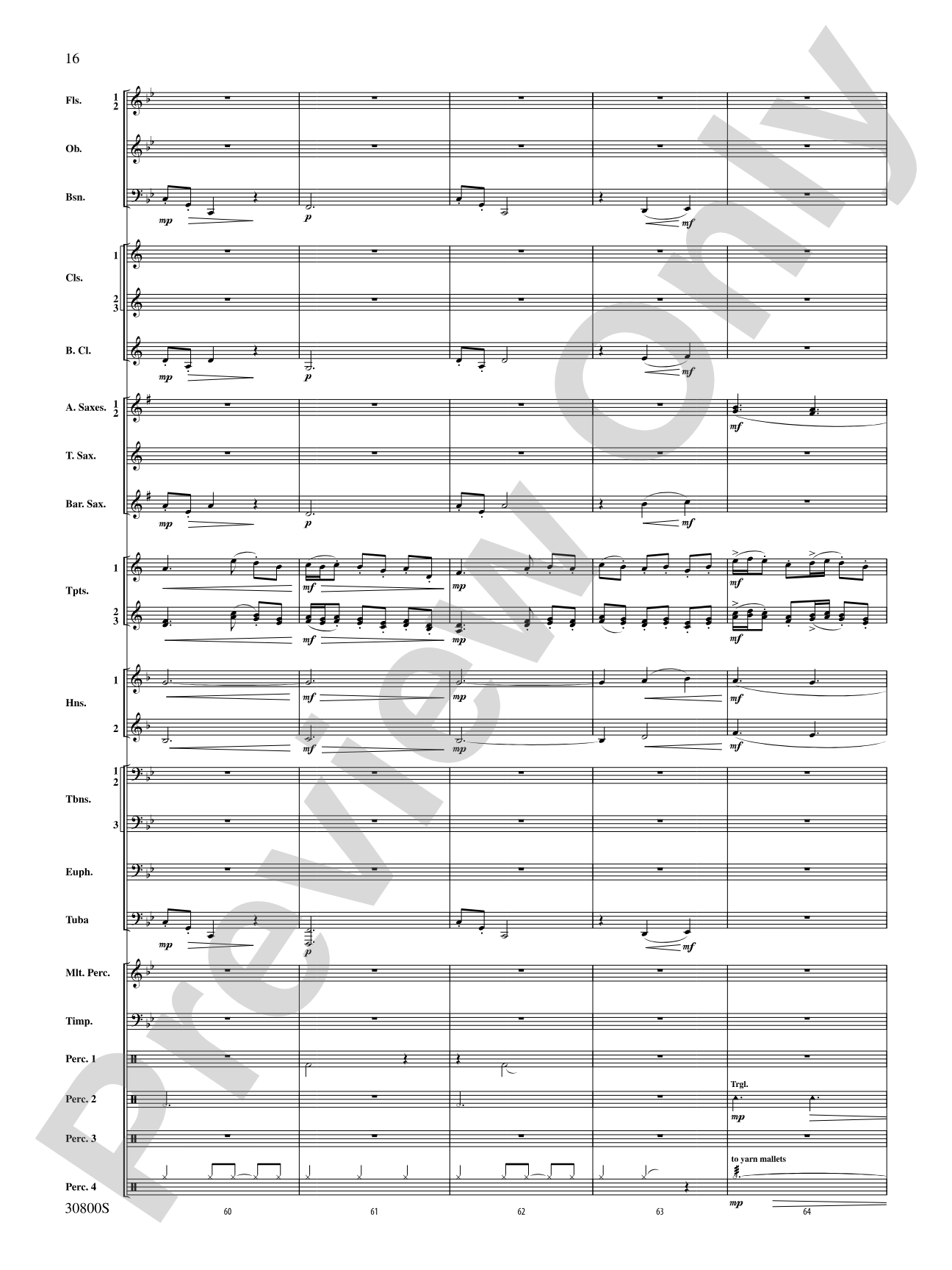 Quatre Fantasie: Concert Band Conductor Score & Parts