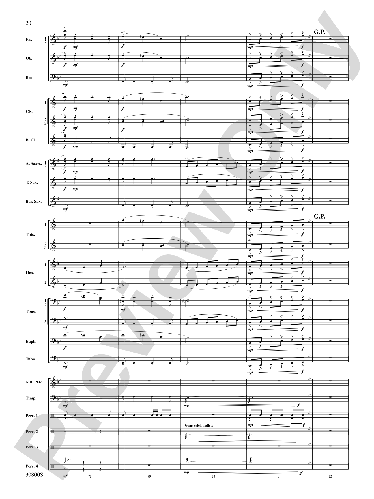 Quatre Fantasie: Concert Band Conductor Score & Parts
