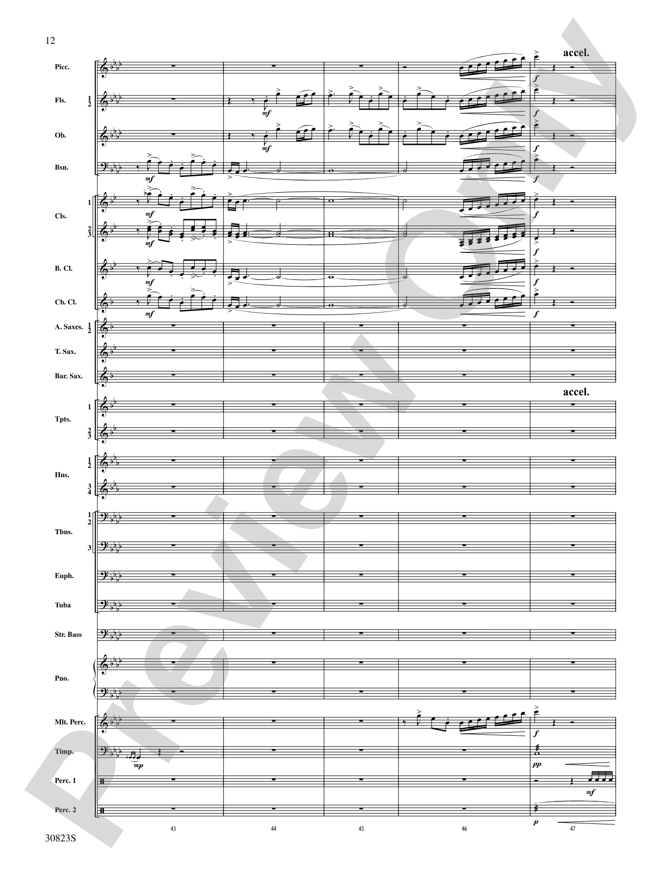 For All the Wyle Eternal: Concert Band Conductor Score & Parts