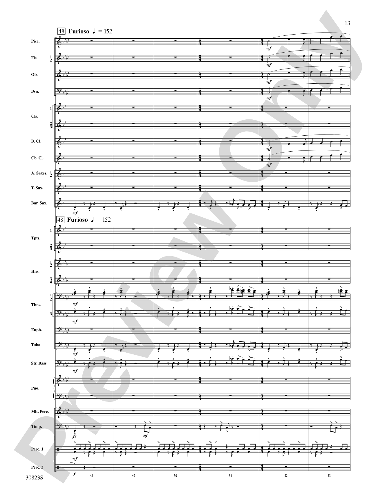 For All the Wyle Eternal: Concert Band Conductor Score & Parts