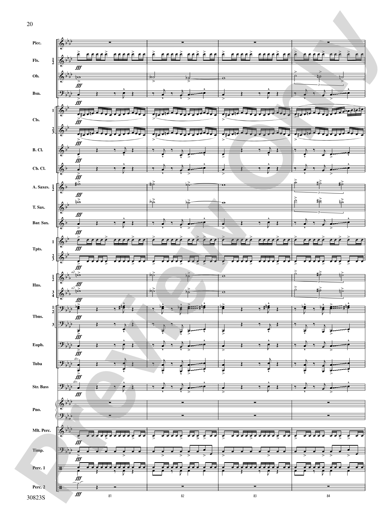 For All the Wyle Eternal: Concert Band Conductor Score & Parts