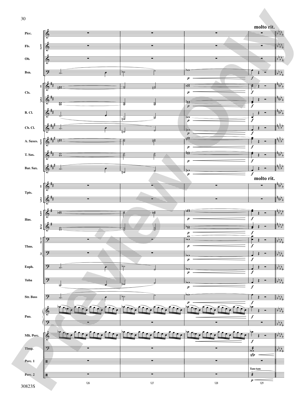 For All the Wyle Eternal: Concert Band Conductor Score & Parts