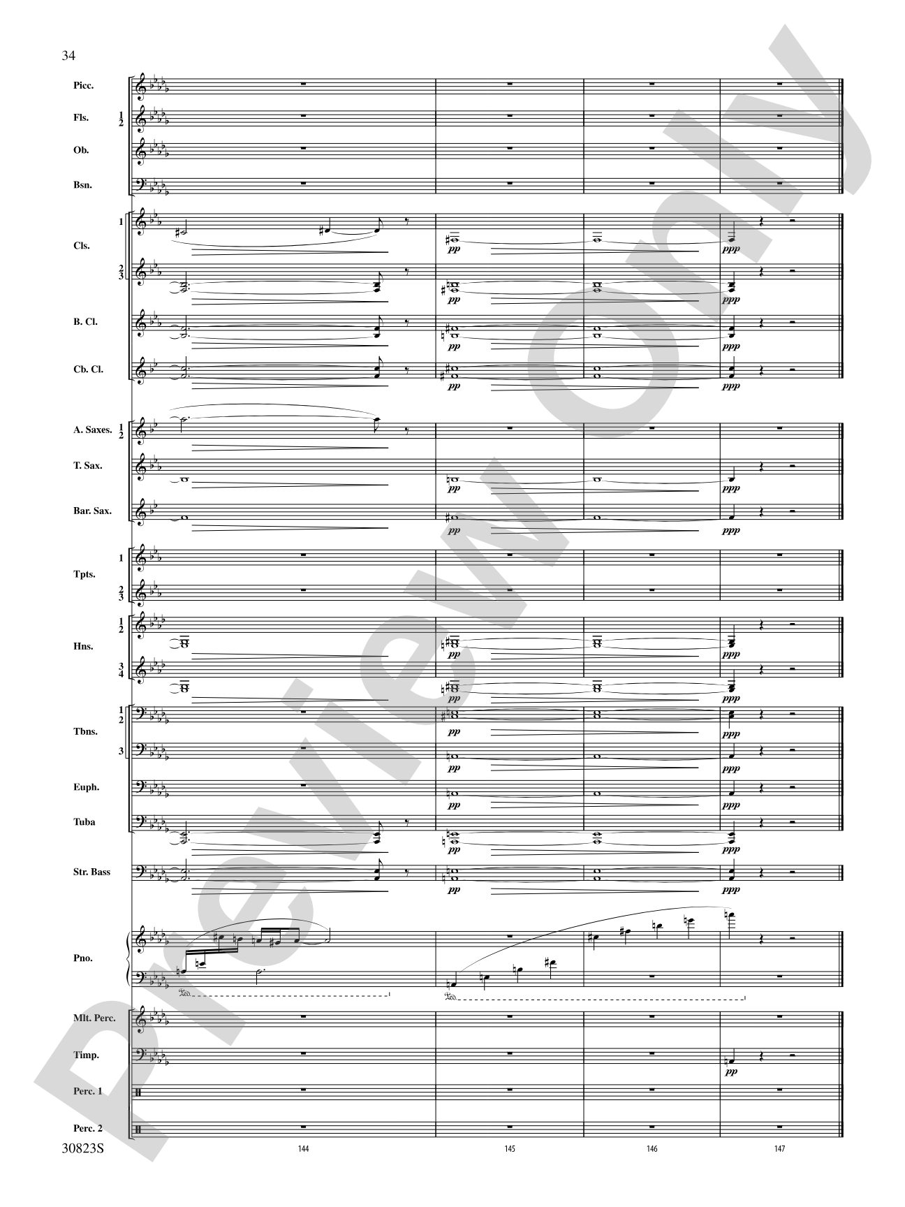 For All the Wyle Eternal: Concert Band Conductor Score & Parts