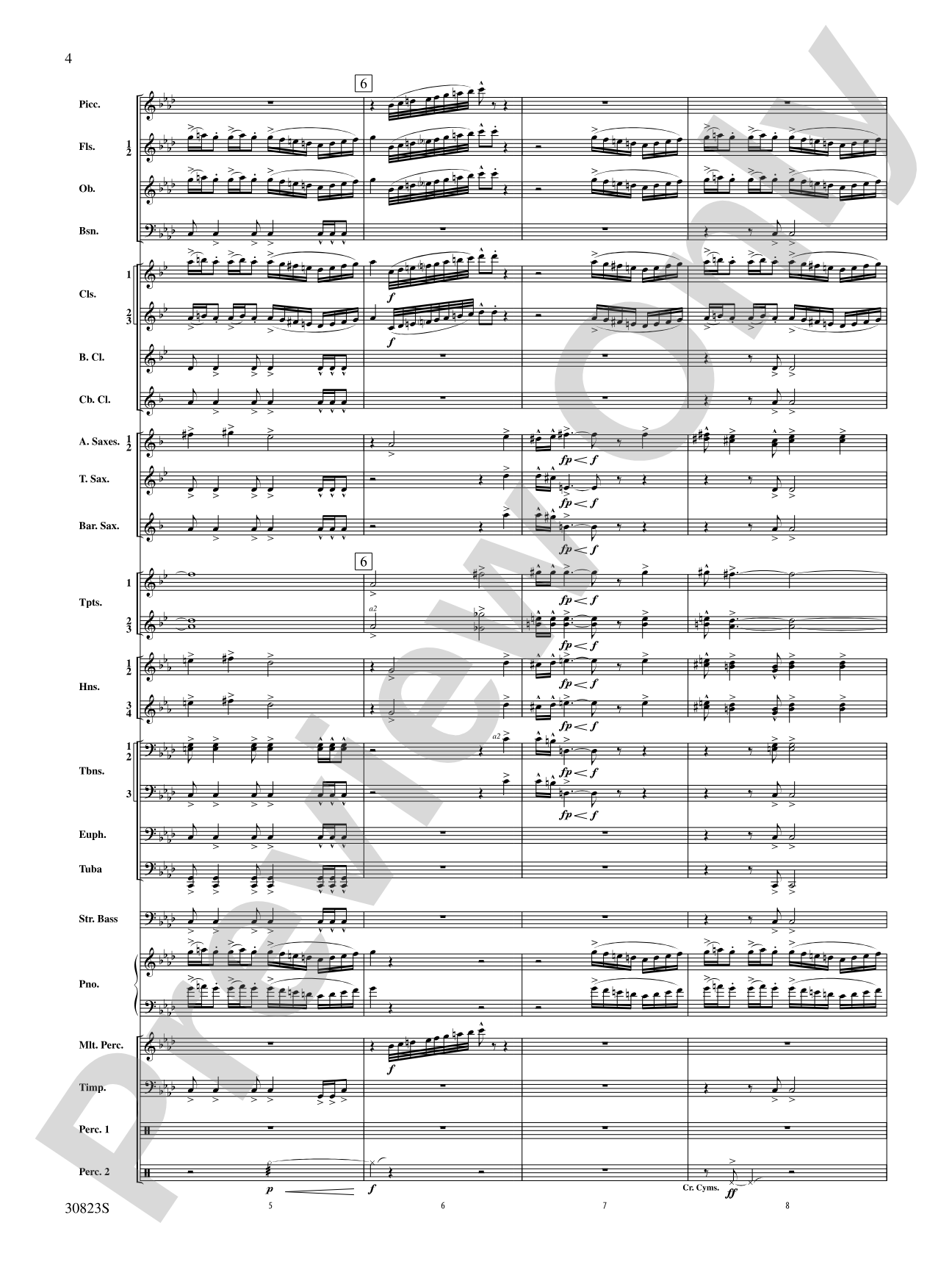 For All the Wyle Eternal: Concert Band Conductor Score & Parts