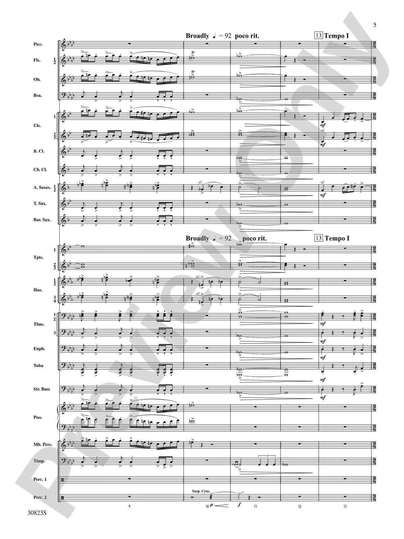 For All the Wyle Eternal: Concert Band Conductor Score & Parts