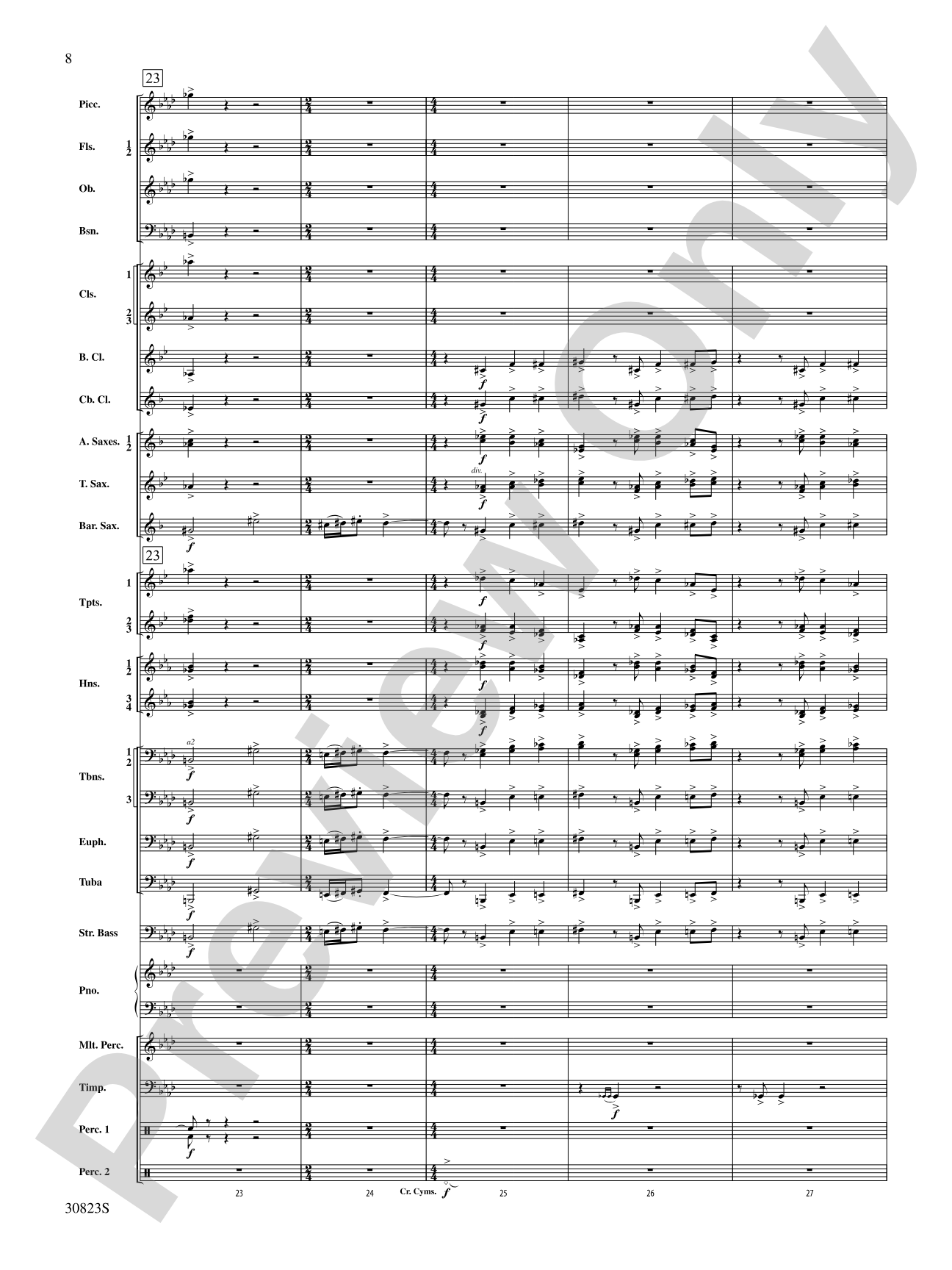 For All the Wyle Eternal: Concert Band Conductor Score & Parts