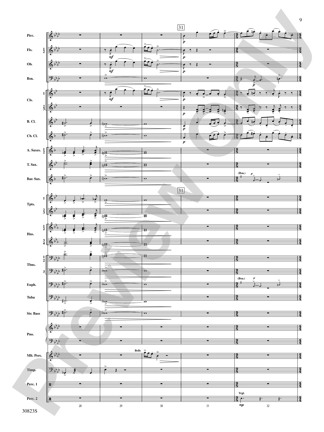 For All the Wyle Eternal: Concert Band Conductor Score & Parts