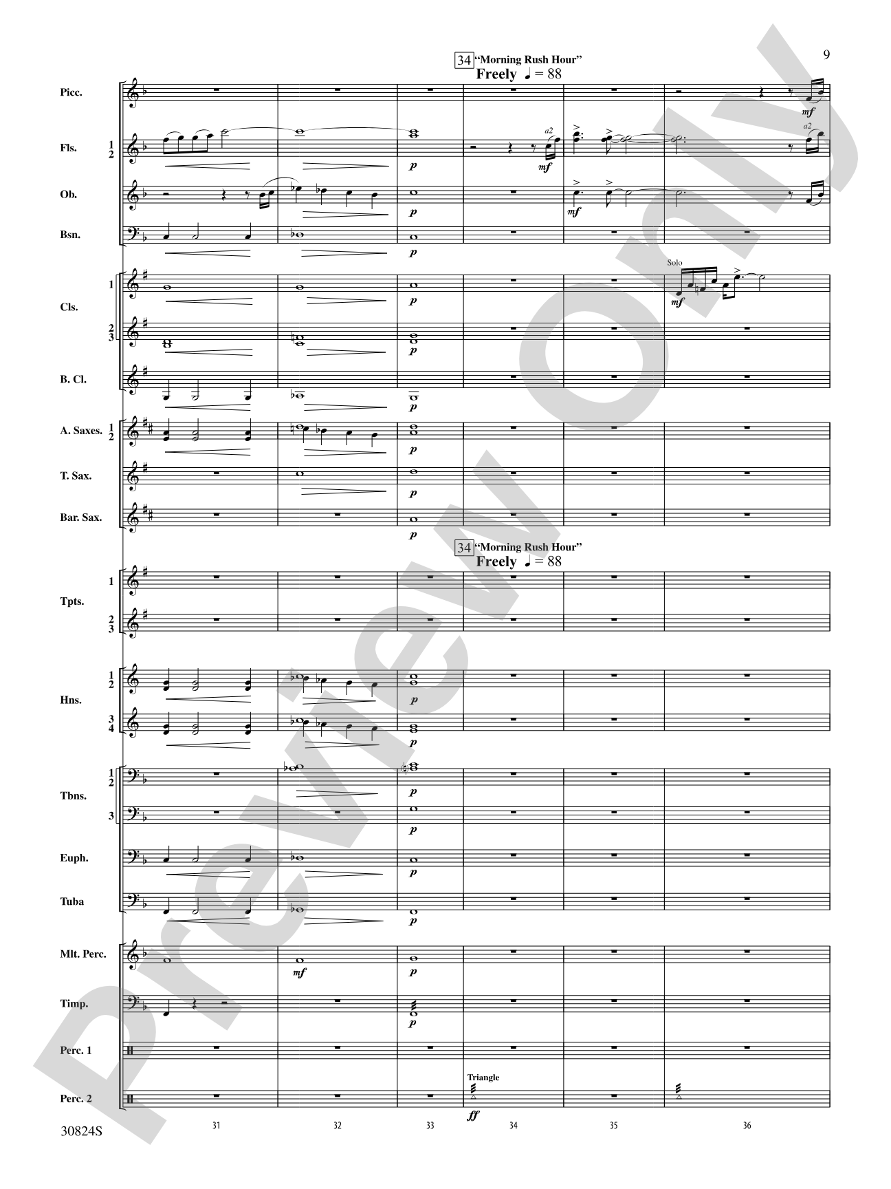 The American Road: Concert Band Conductor Score & Parts