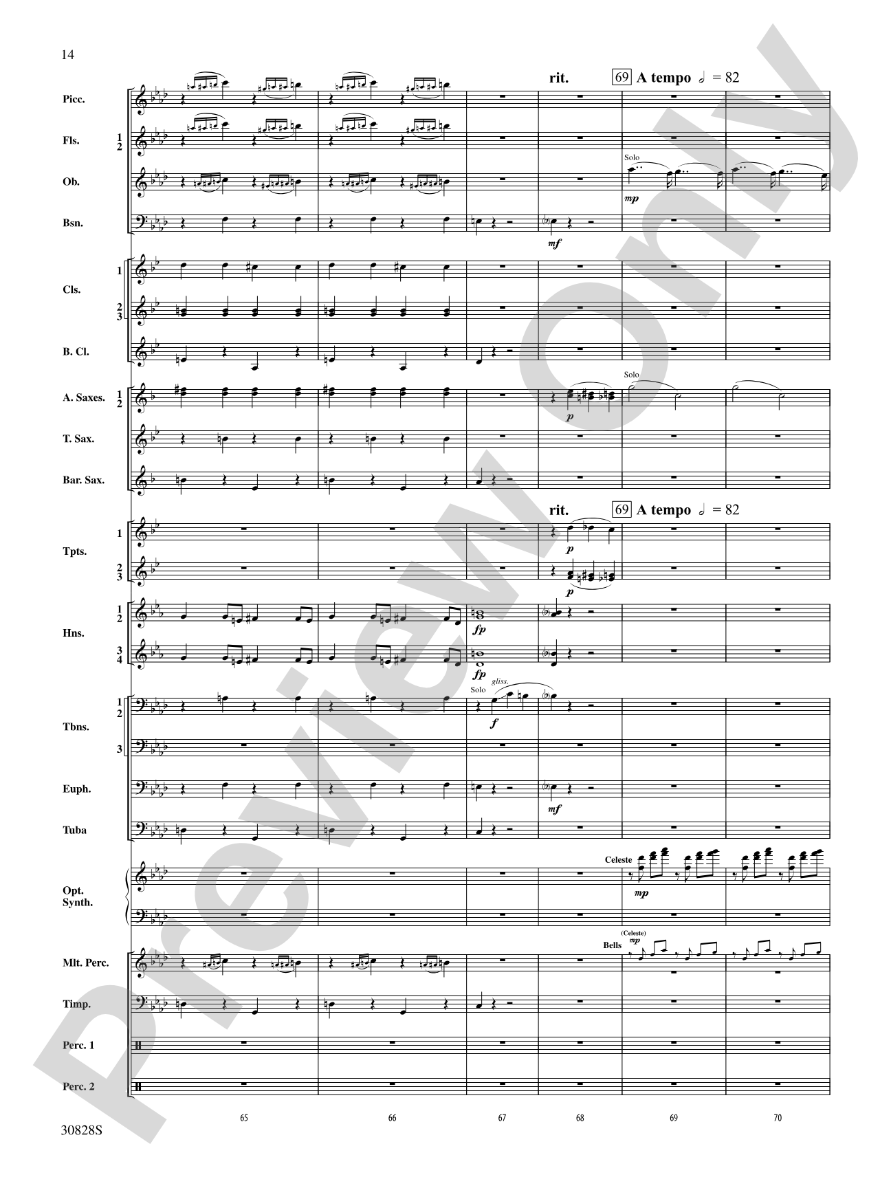 Tahiti Trot: Concert Band Conductor Score & Parts