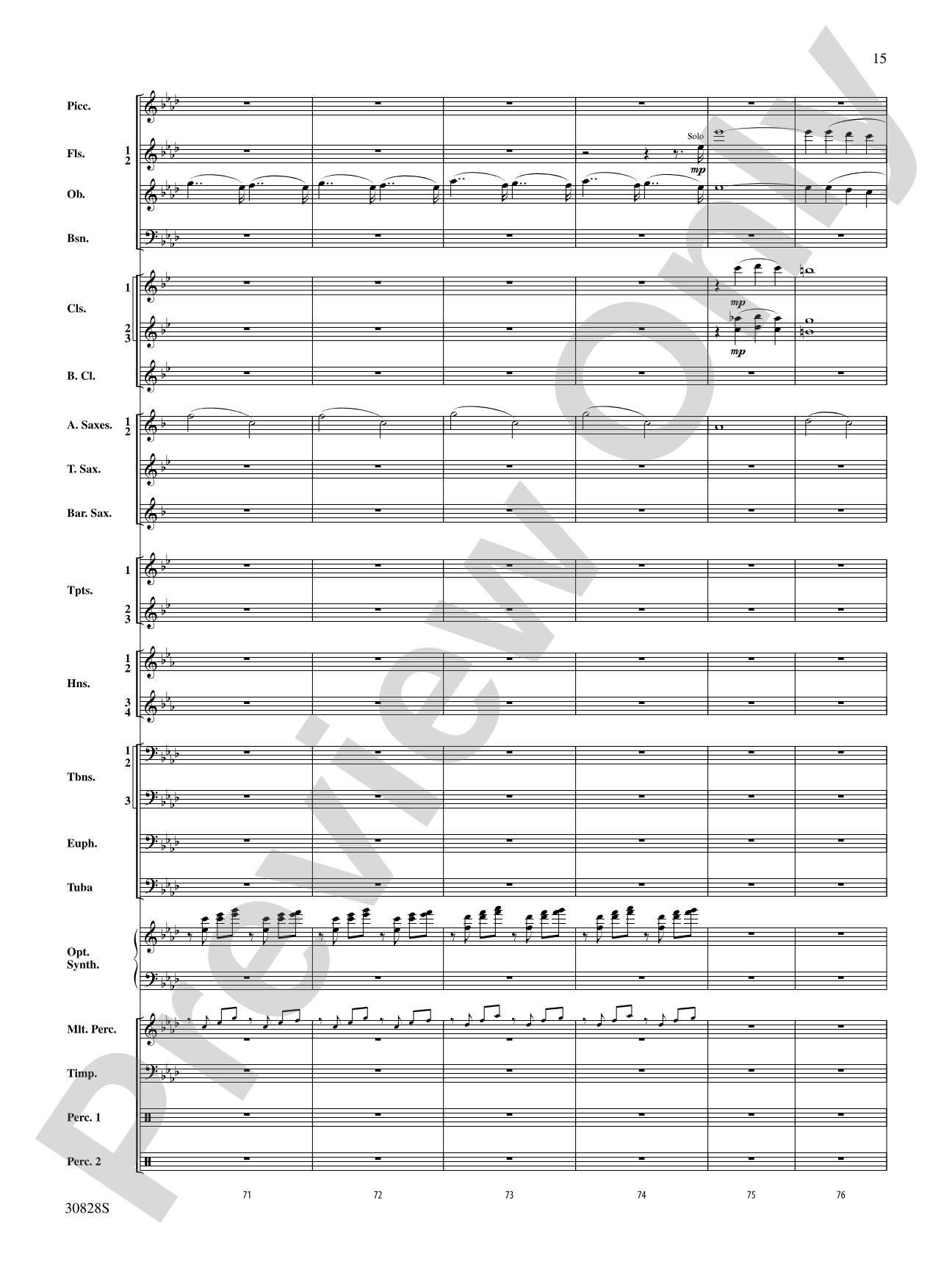 Tahiti Trot: Concert Band Conductor Score & Parts
