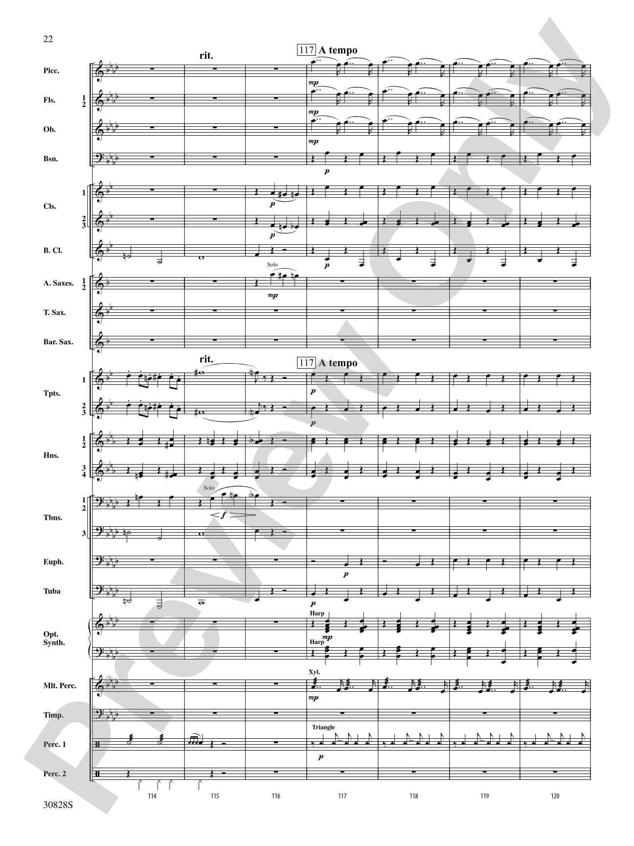 Tahiti Trot: Concert Band Conductor Score & Parts