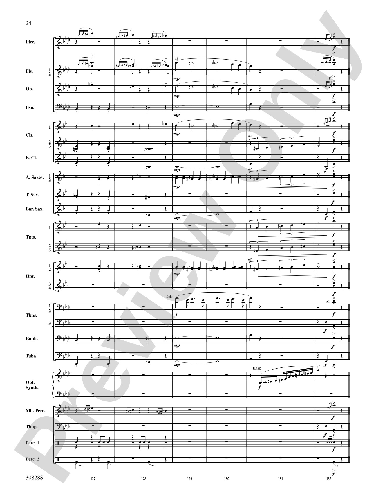 Tahiti Trot: Concert Band Conductor Score & Parts