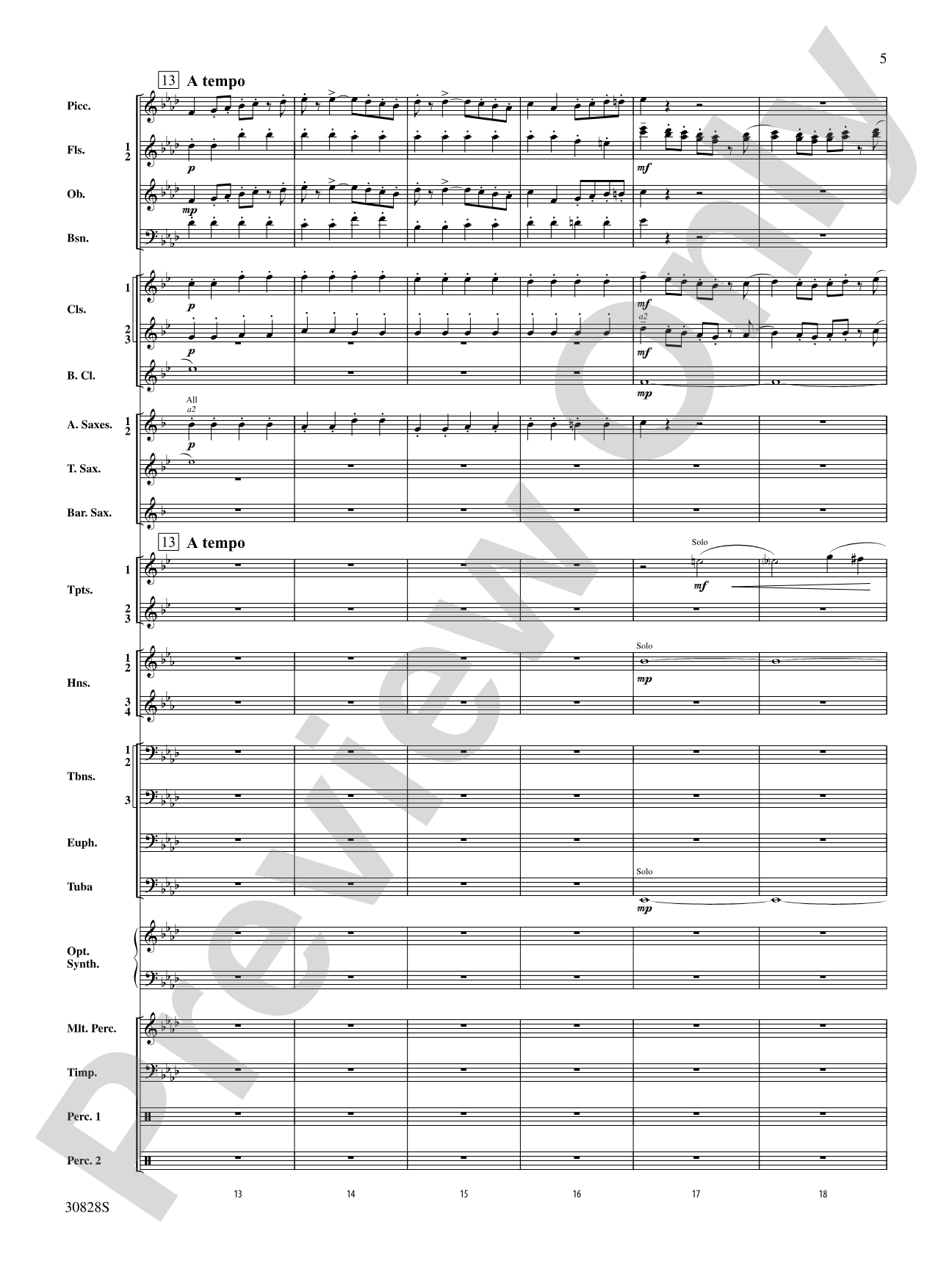 Tahiti Trot: Concert Band Conductor Score & Parts