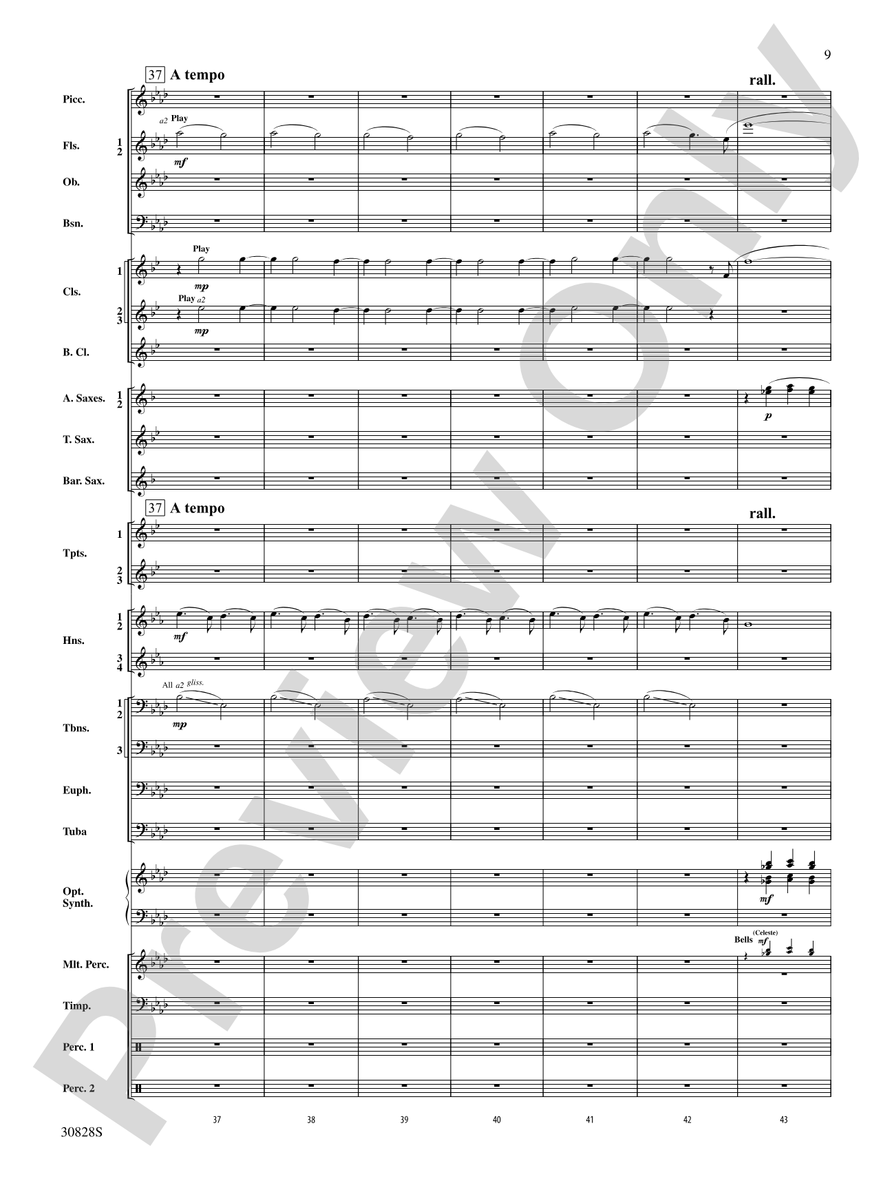 Tahiti Trot: Concert Band Conductor Score & Parts