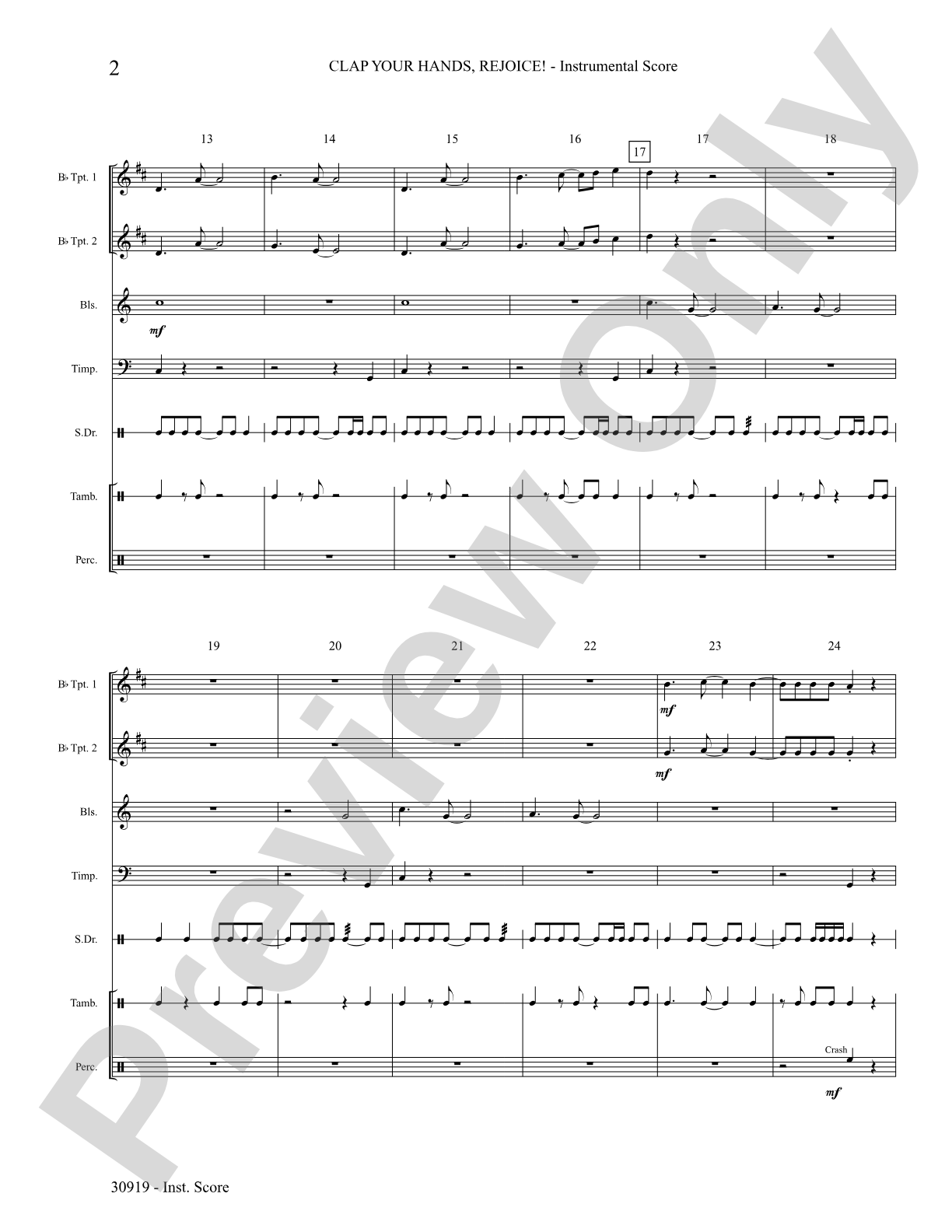 Clap Your Hands, Rejoice!: Choral SoundPax