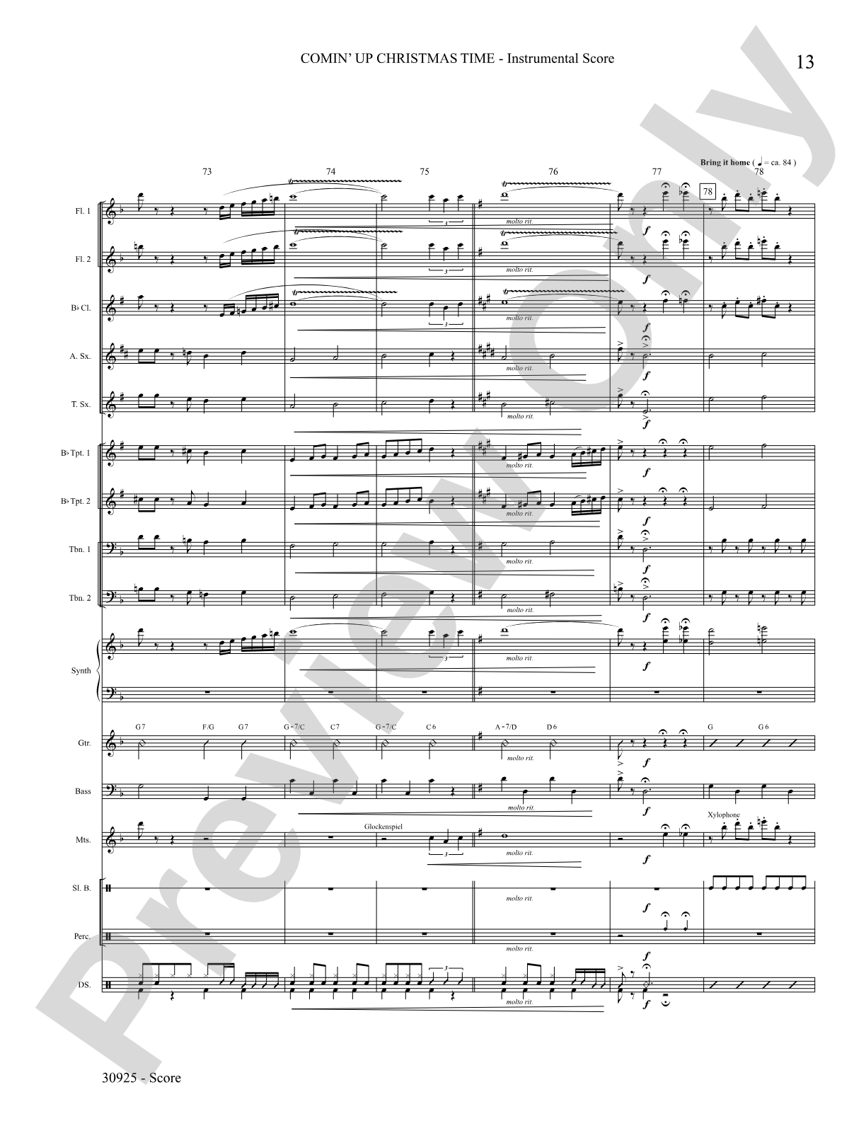 Comin' Up Christmas Time: Choral SoundPax