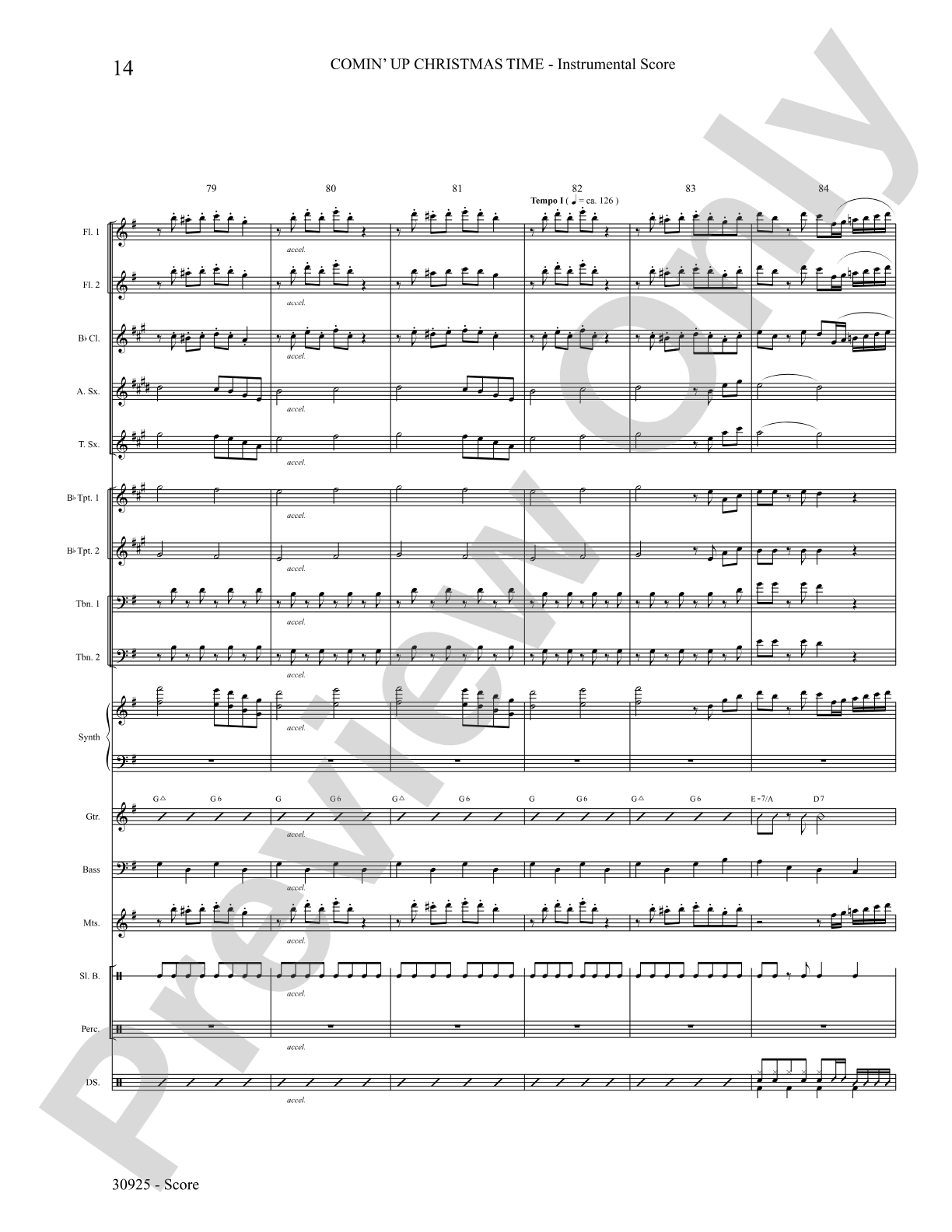 Comin' Up Christmas Time: Choral SoundPax