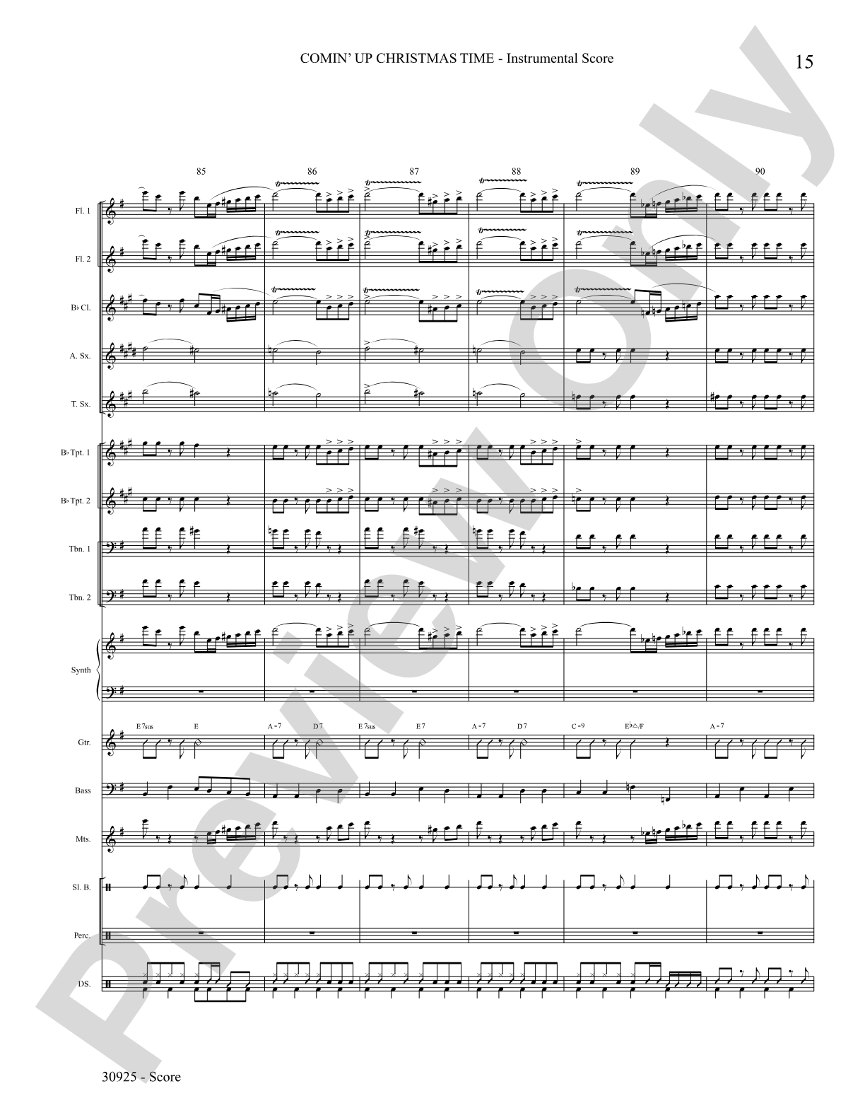 Comin' Up Christmas Time: Choral SoundPax