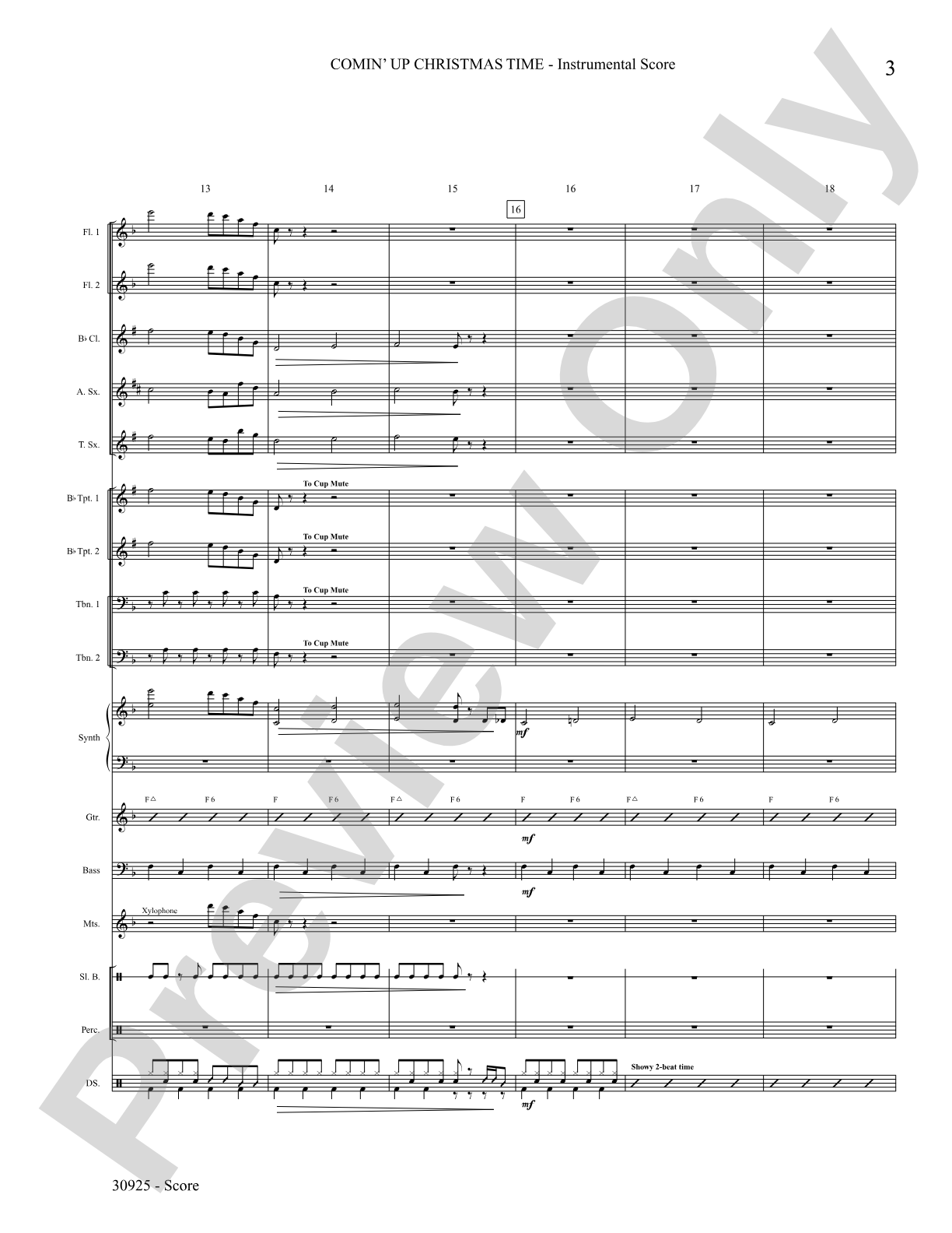 Comin' Up Christmas Time: Choral SoundPax