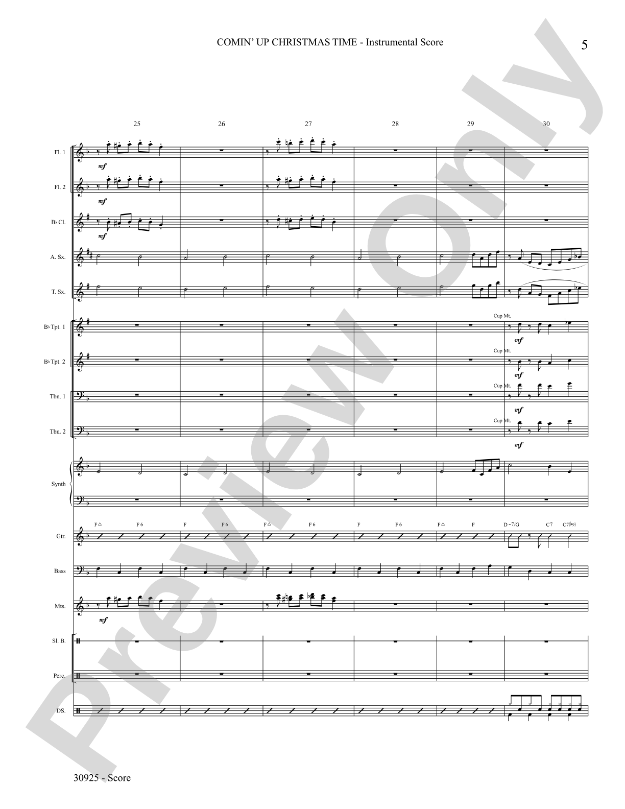 Comin' Up Christmas Time: Choral SoundPax